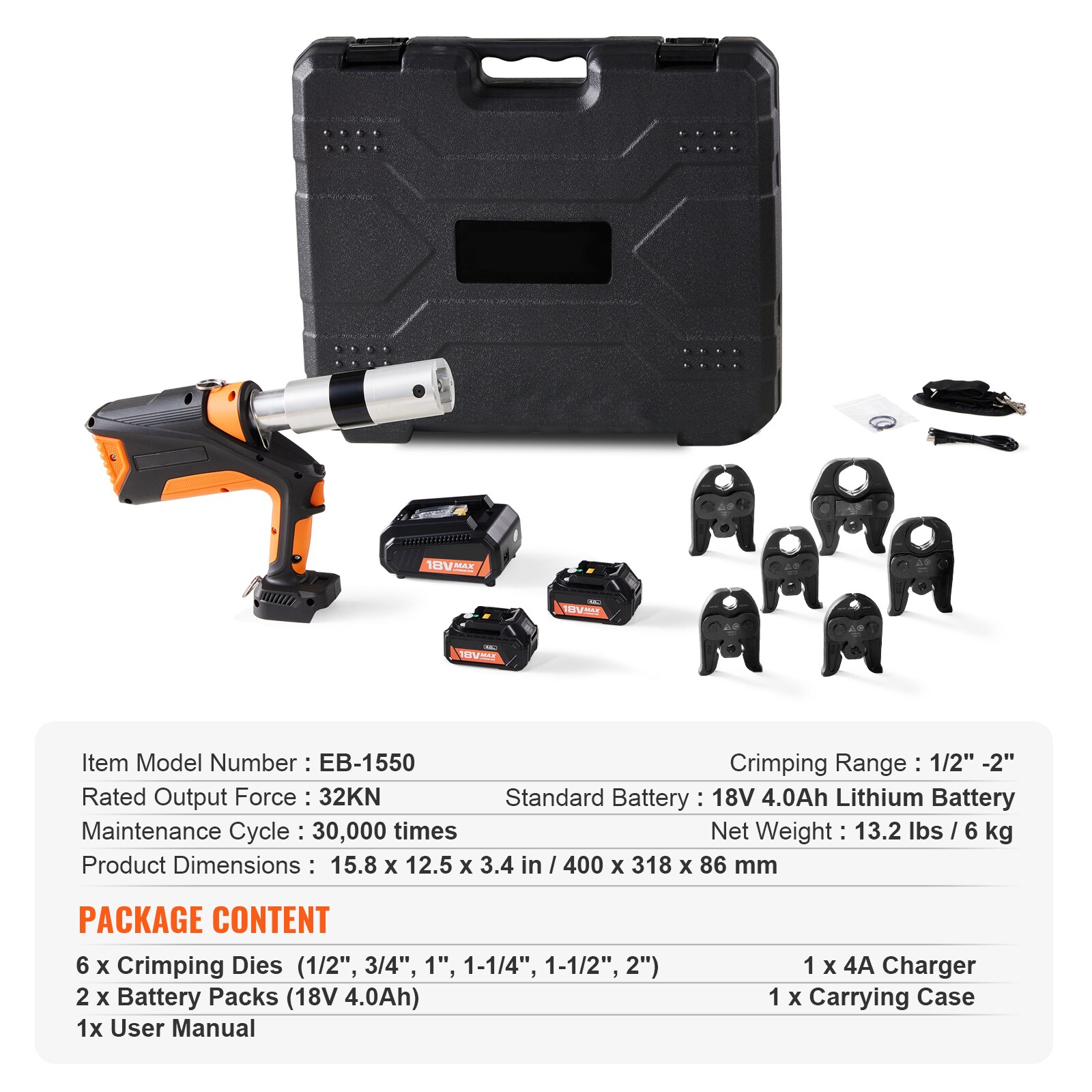 VEVOR SCWSDDSYJGJQ01750V5 Plumbing-Wrenches-Spec-Tools - View #7