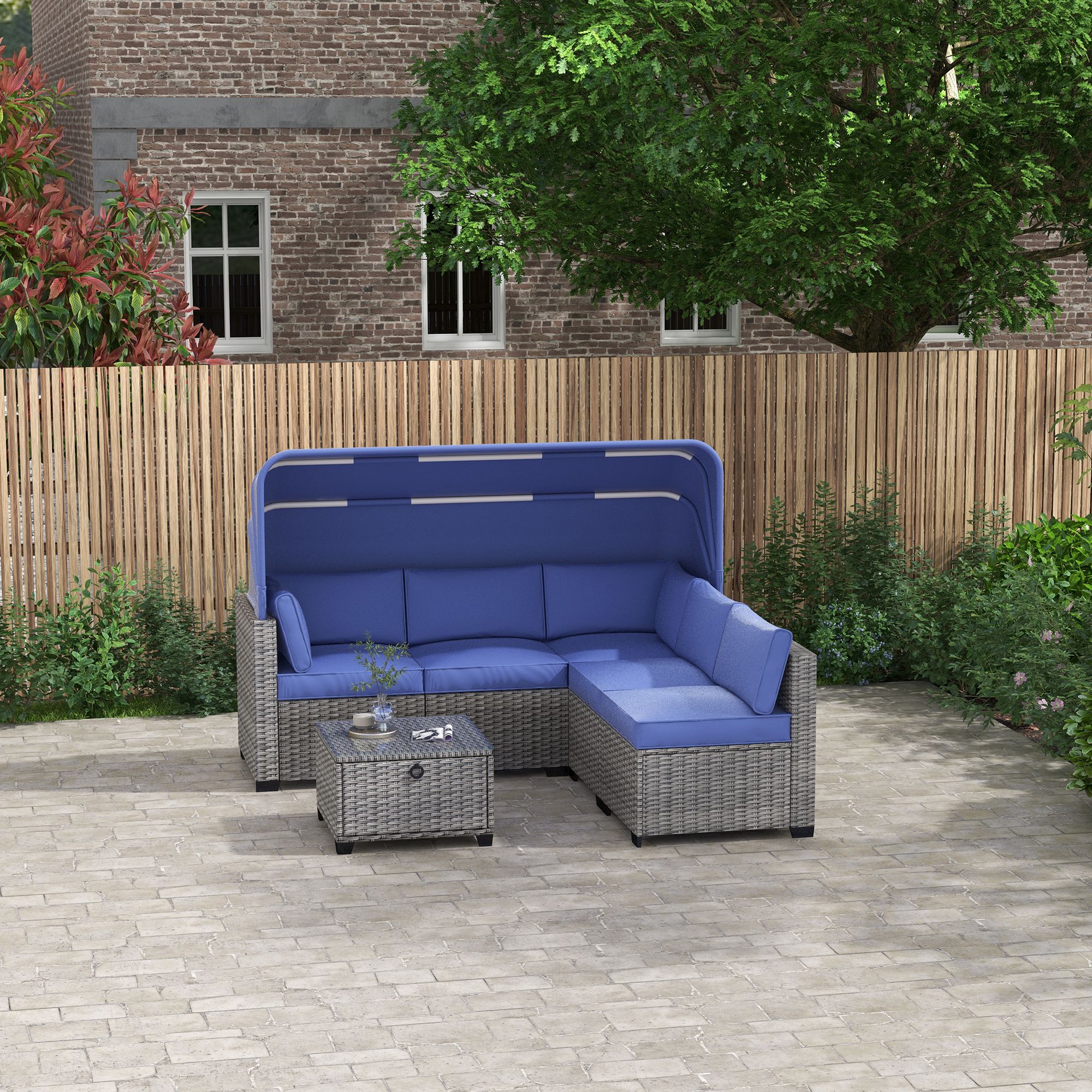 Forclover MONLDS07GY Patio-Conversation-Sets - View #5
