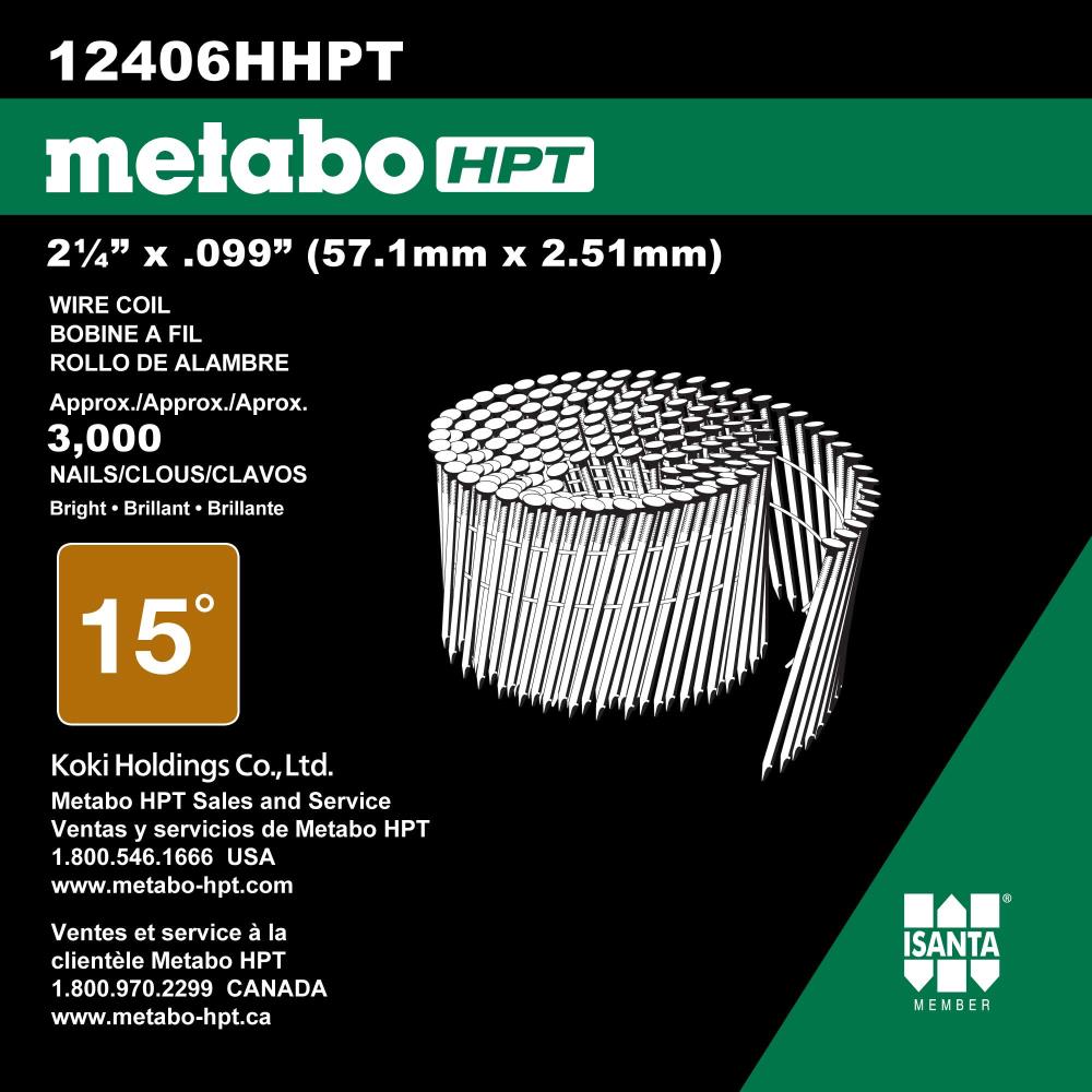 Metabo HPT 12406HHPT Pneumatic-Nails - View #3