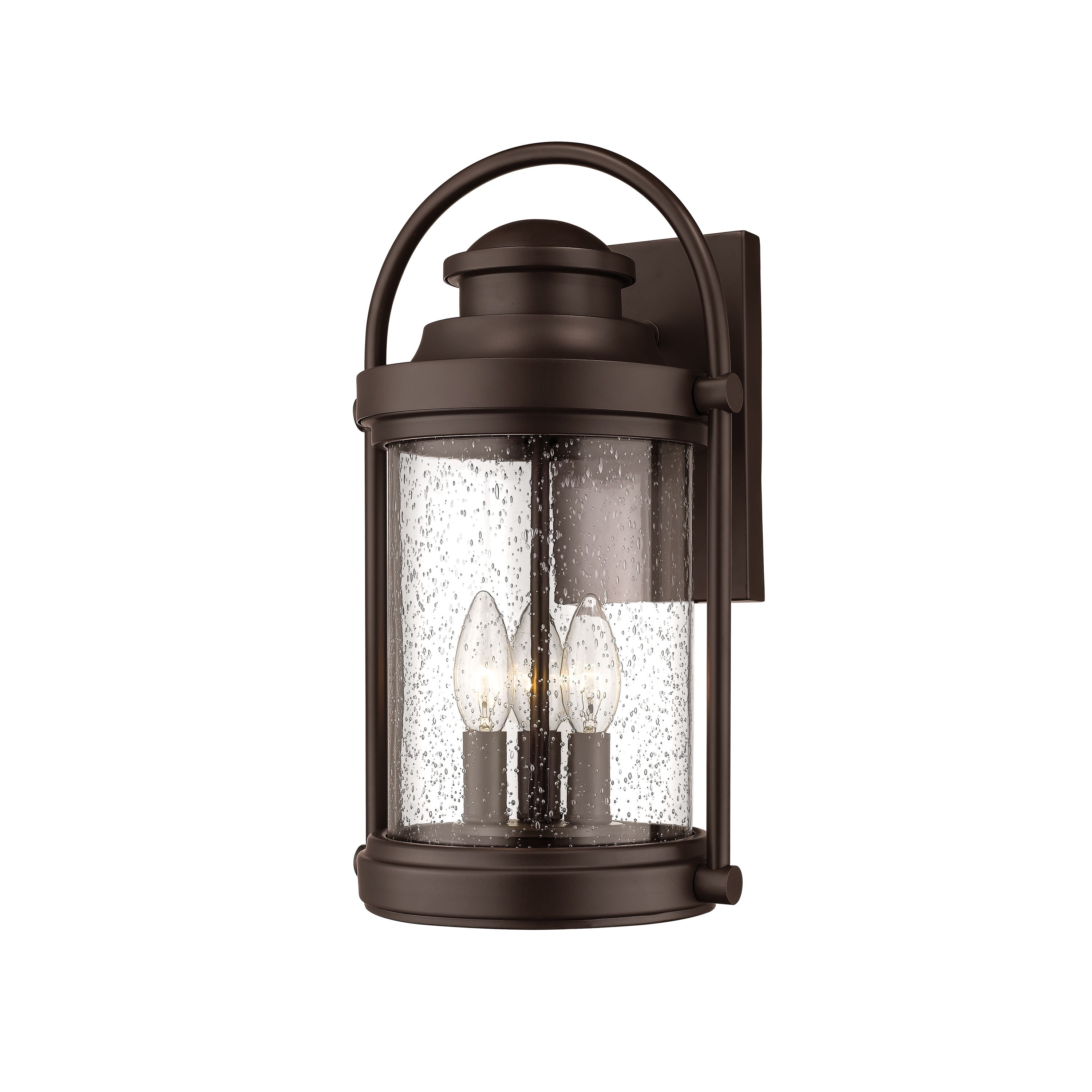Millennium Lighting 2543-PBZ Livingston 3-Light 19-in H Bronze Dark Sky Outdoor Wall Light