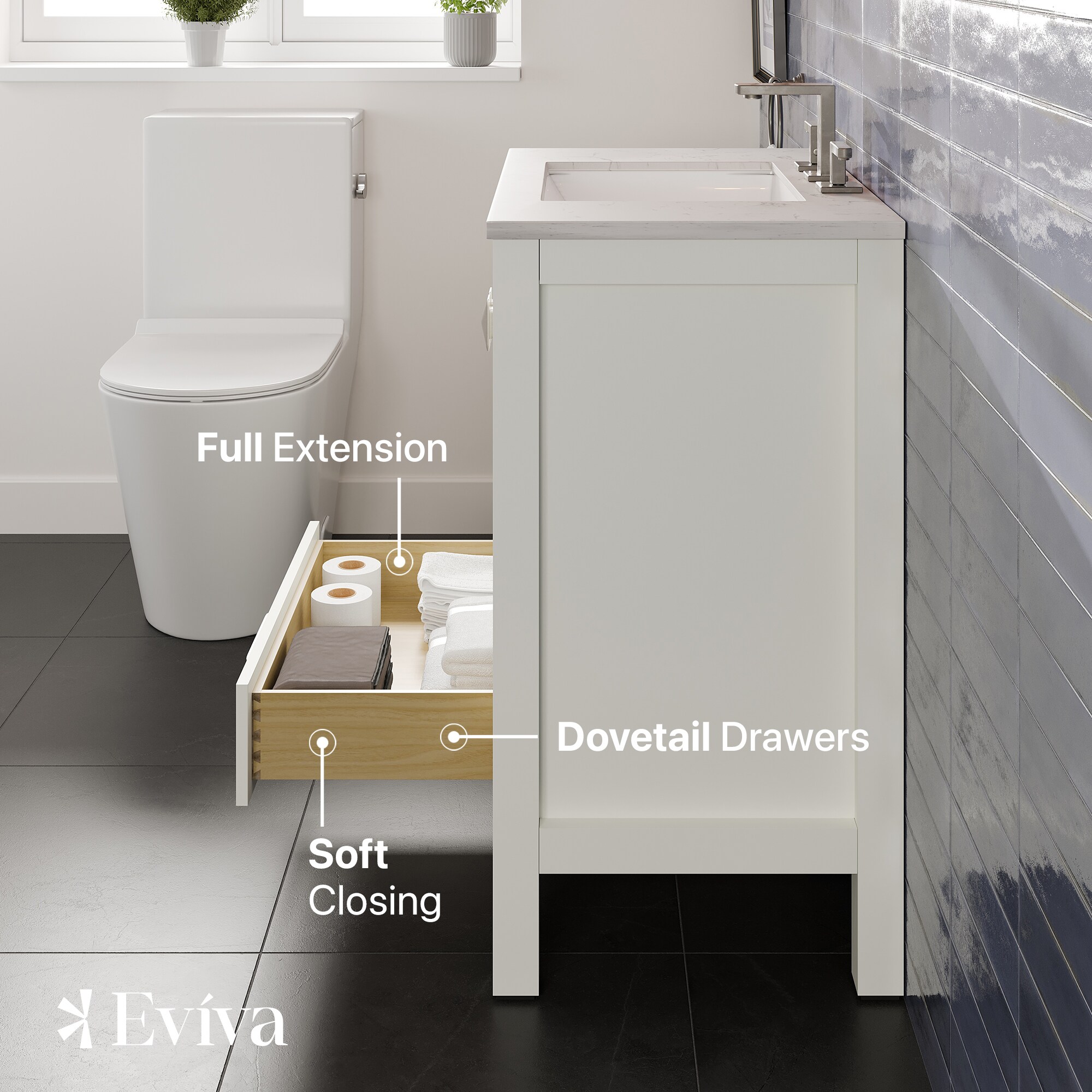Eviva EVVN412-30WH-Q Bath-Vanity-Combo - View #5