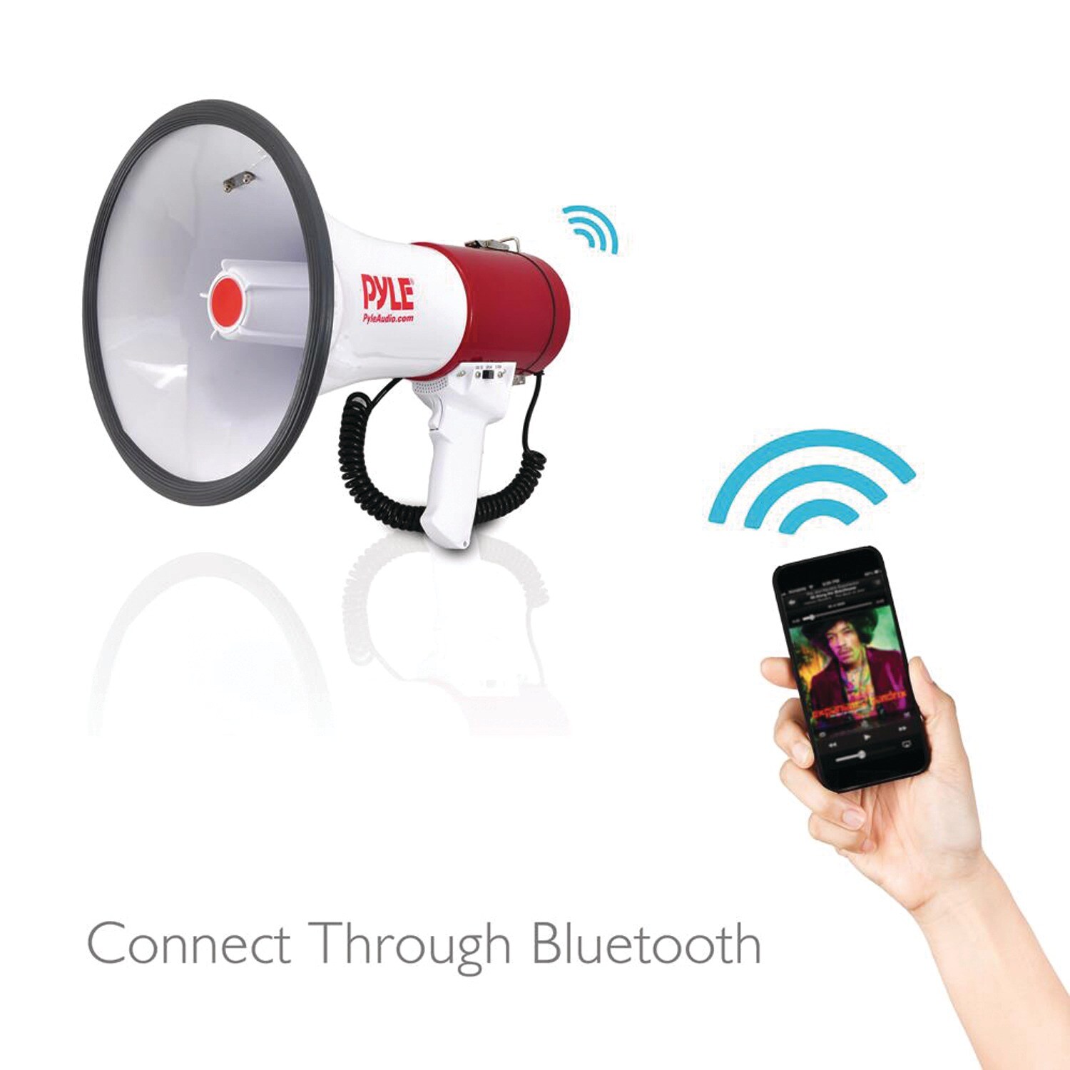 Pyle Pro 50-watt Bluetooth Megaphone Bullhorn with Siren in the Public  Address Systems department at