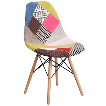 Flash Furniture Elon Series Modern Milan Patchwork Accent Chair in the ...