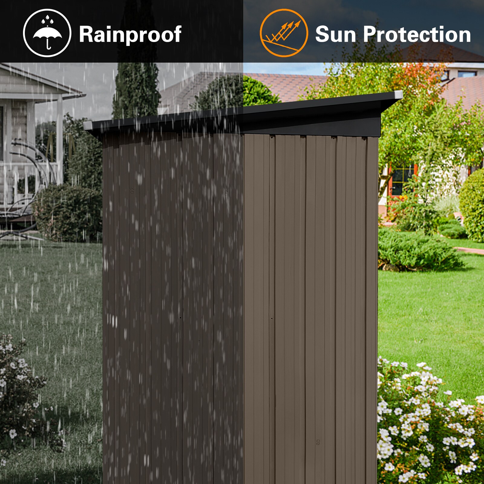 Clihome CL-SS13462 Metal-Storage-Buildings-Sheds - View #7