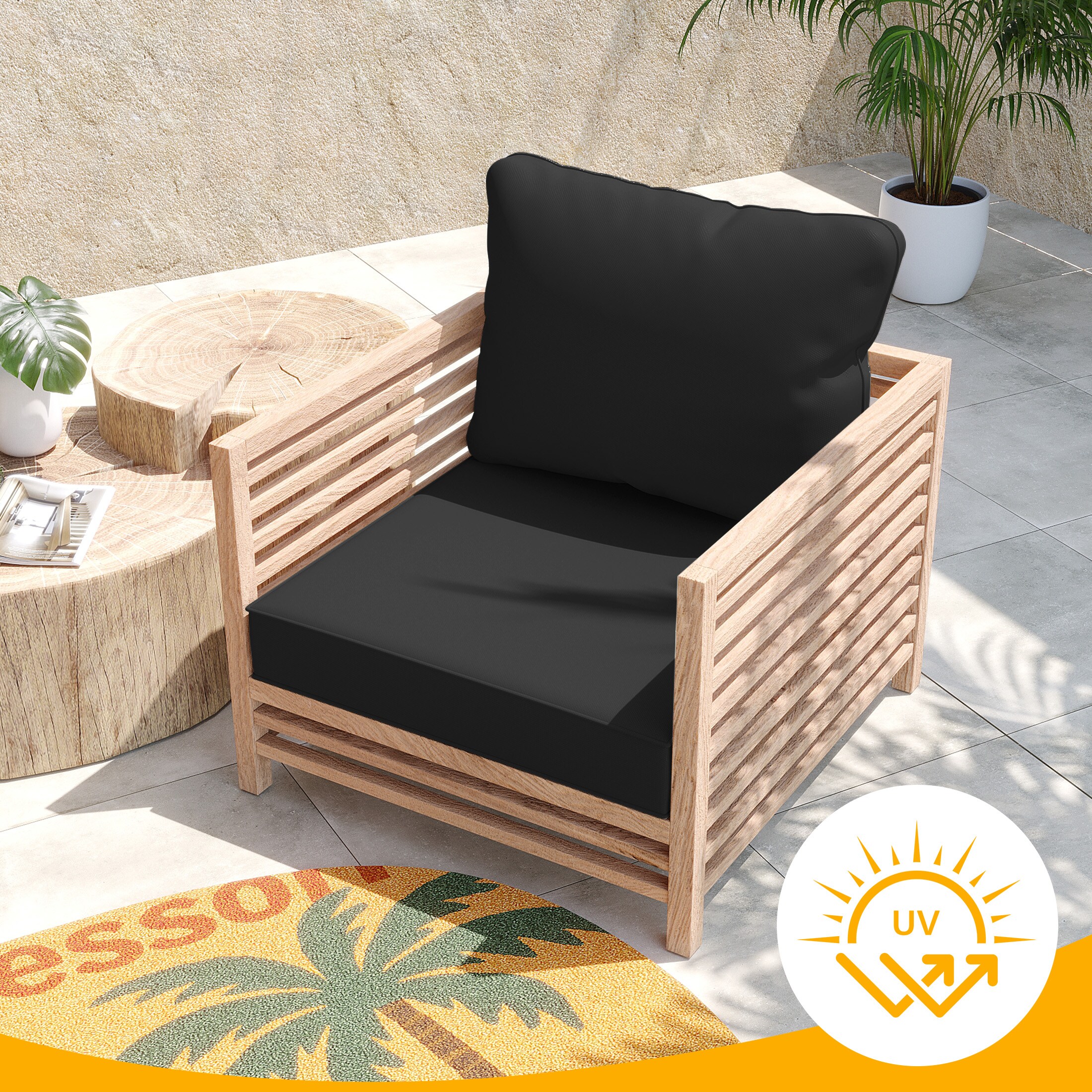 AAAAAcessories LSPC-SF-2424-HEI Patio-Furniture-Cushions - View #2