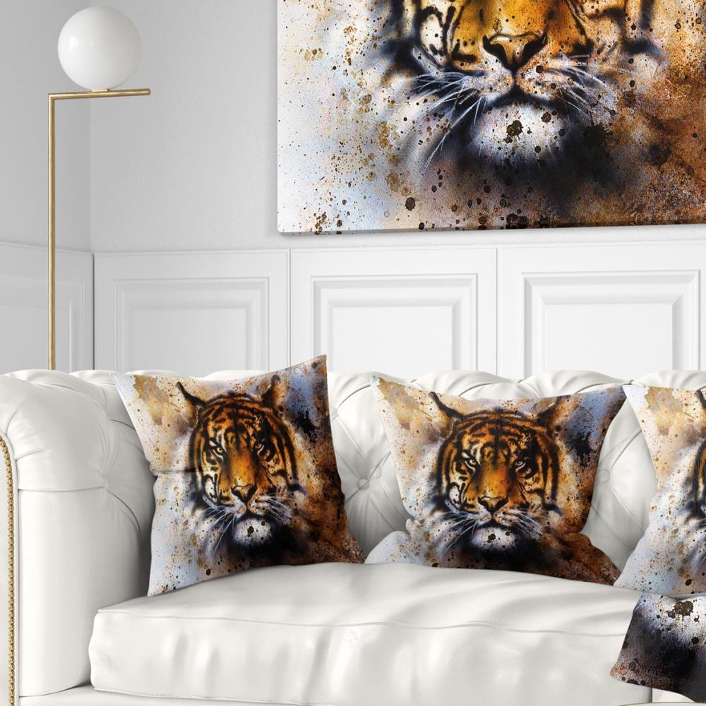 Designart CU7189-18-18 18-in x 18-in White Indoor Decorative Pillow