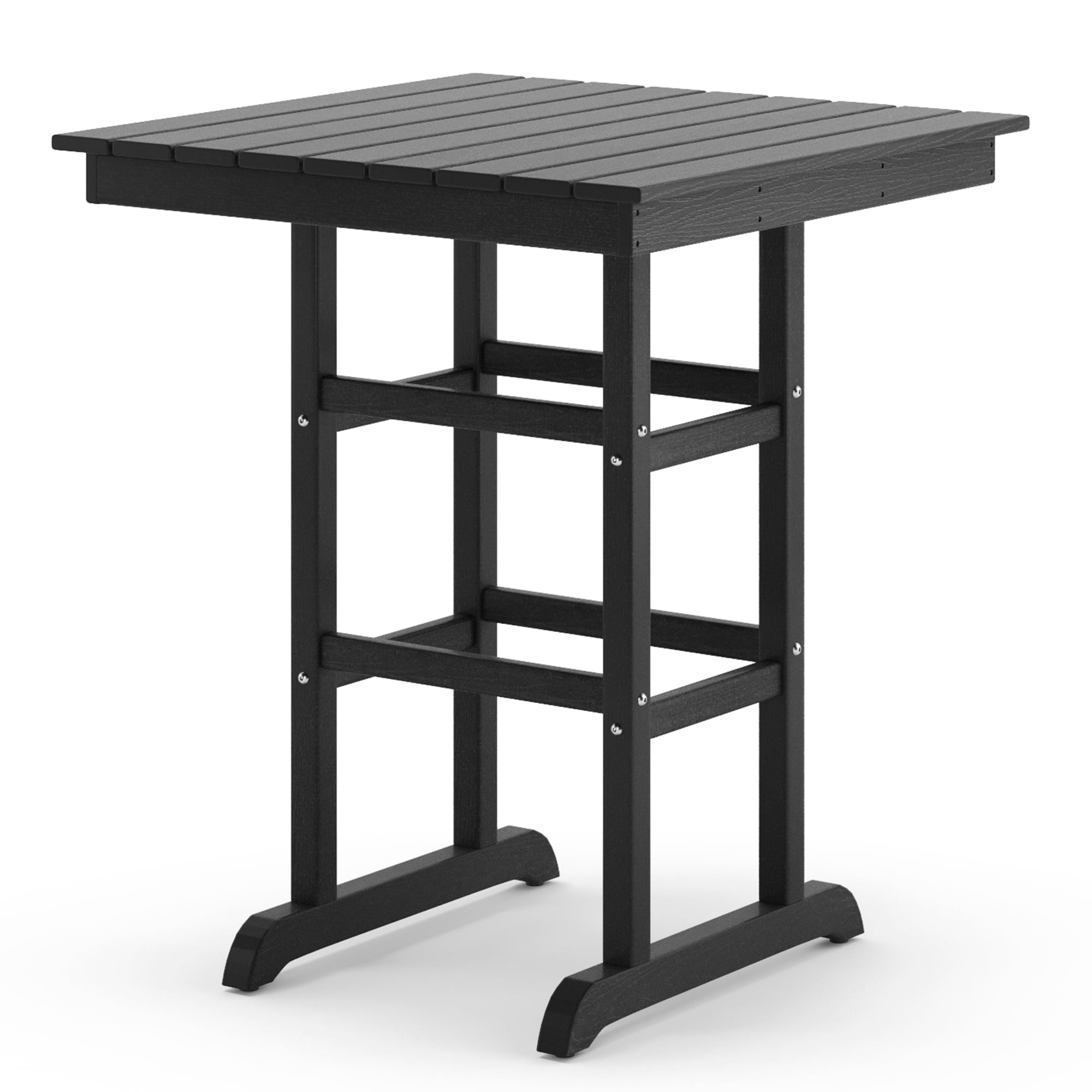 LUE BONA LB23DT0003-100LS Square Outdoor Bar height Table 31.3-in W x 31.3-in L