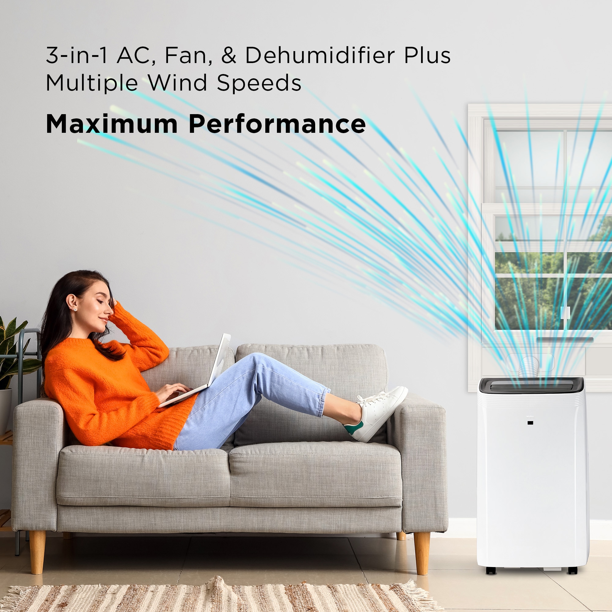 TCL H8P36W Portable-Air-Conditioners - View #2