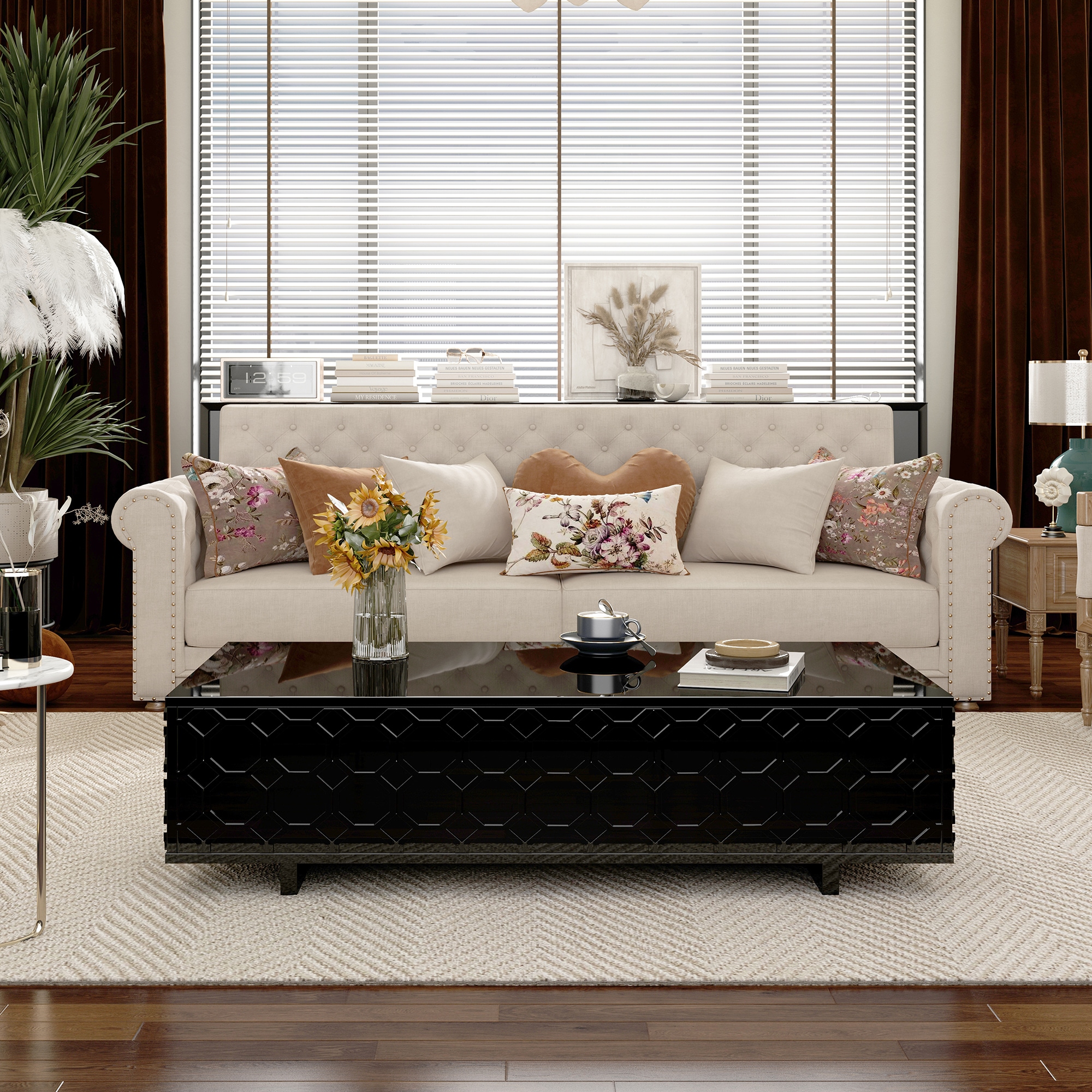 Clihome CL-CF1-BK Coffee-Tables - View #6
