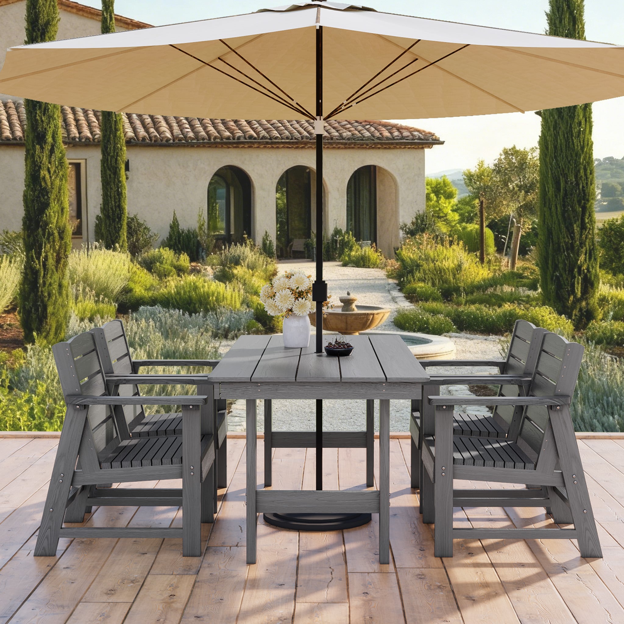 Fortune Candy EX071-G+4DC002BR-G Patio-Dining-Sets - View #11