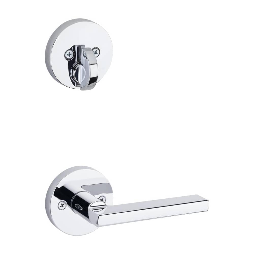 Kwikset  971HFLRDTV1 Halifax Lever Single Cylinder Interior Pack with Round Rose for Handlesets