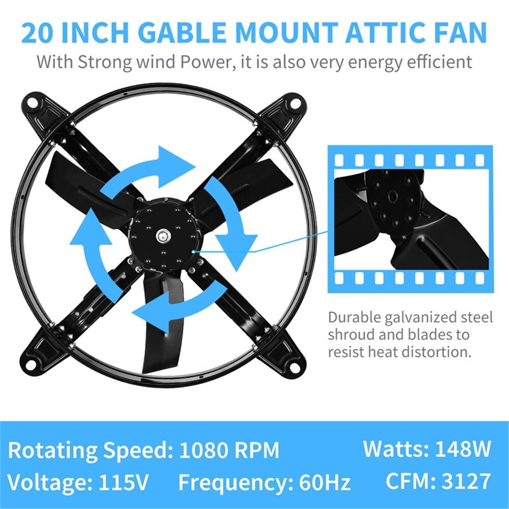 EdenDirect NYDE241206 Wall-Mounted-Fans - View #4