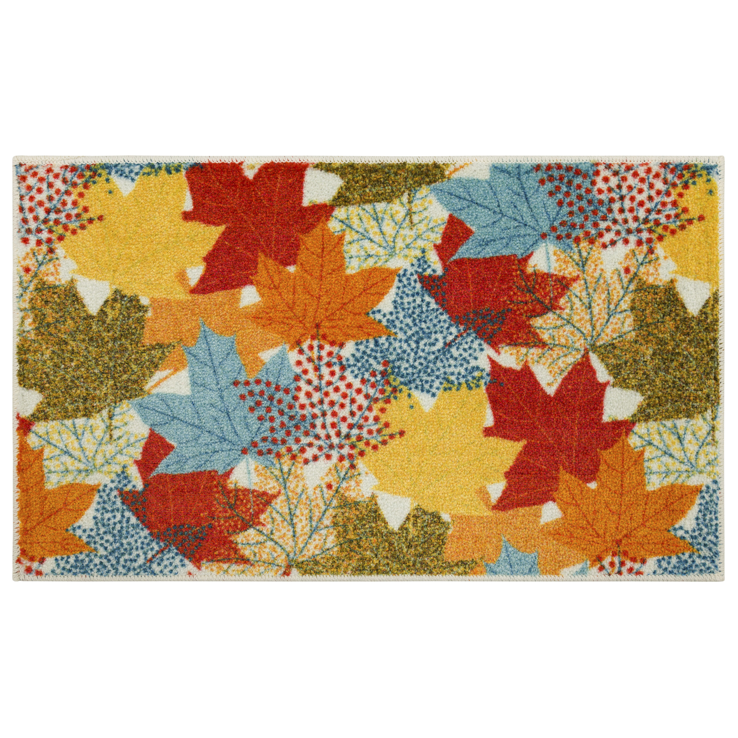 Mohawk Home ZW175 A416 024040 Fall 2 x 3 (ft) Tufted Polyester Multi Rectangular Indoor Machine washable Throw rug
