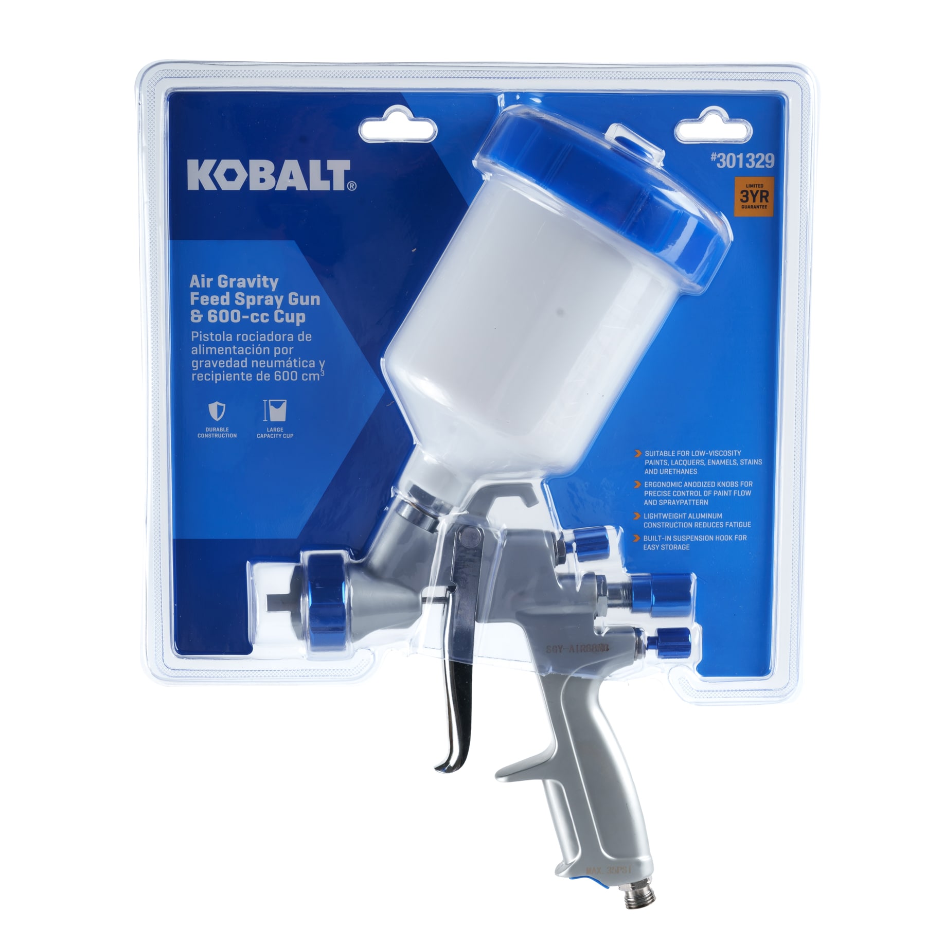 Kobalt 8-in Air Paint Sprayer in the Air Paint Sprayers department 