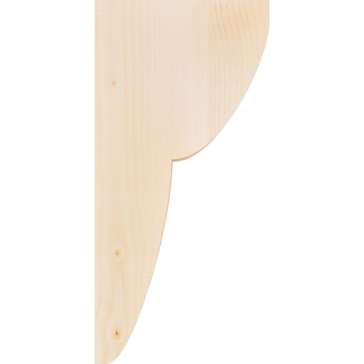 Ekena Millwork COR04X12X24CRE00SDF corbels - View #3