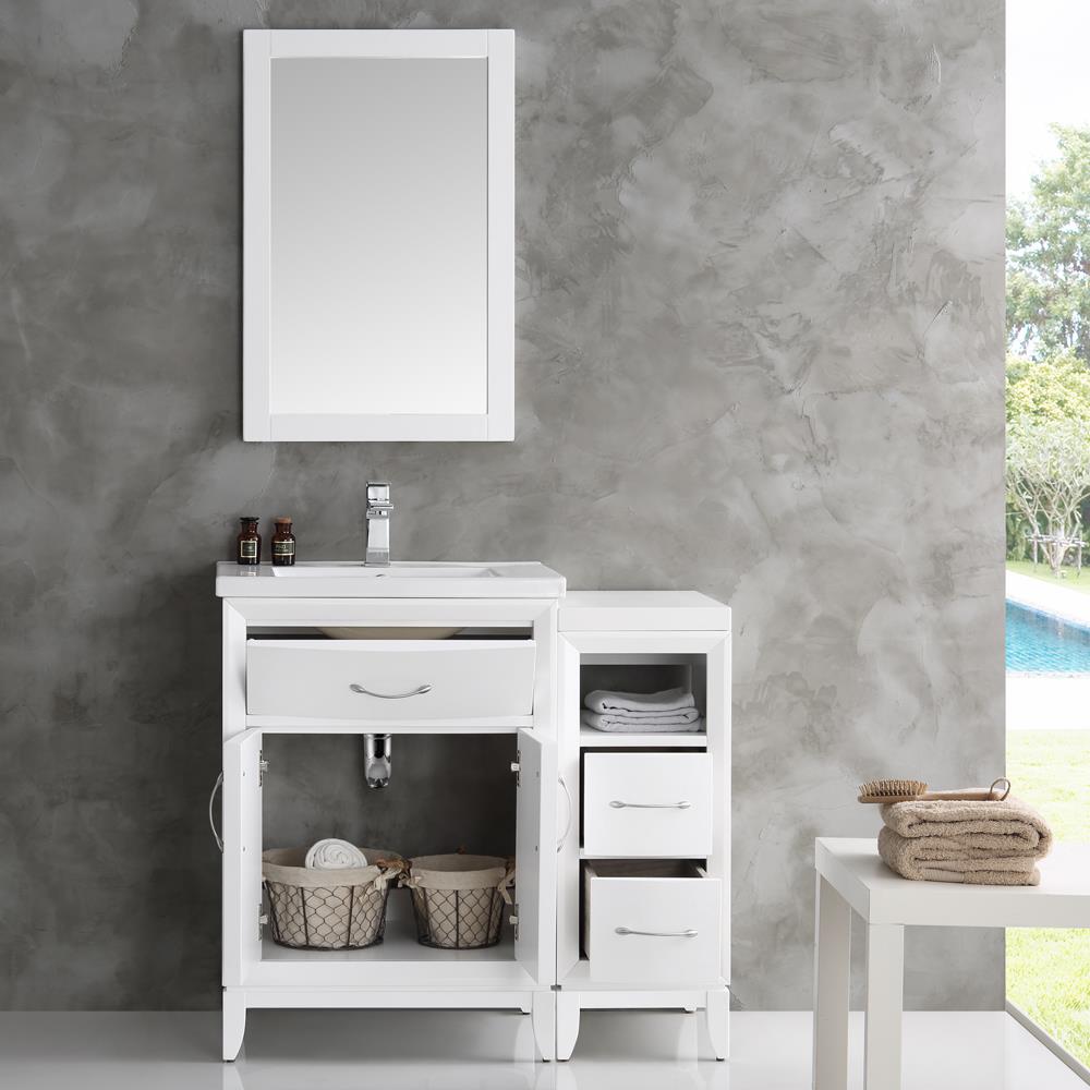 Fresca FVN21-2412WH Bath-Vanity-Combo - View #4