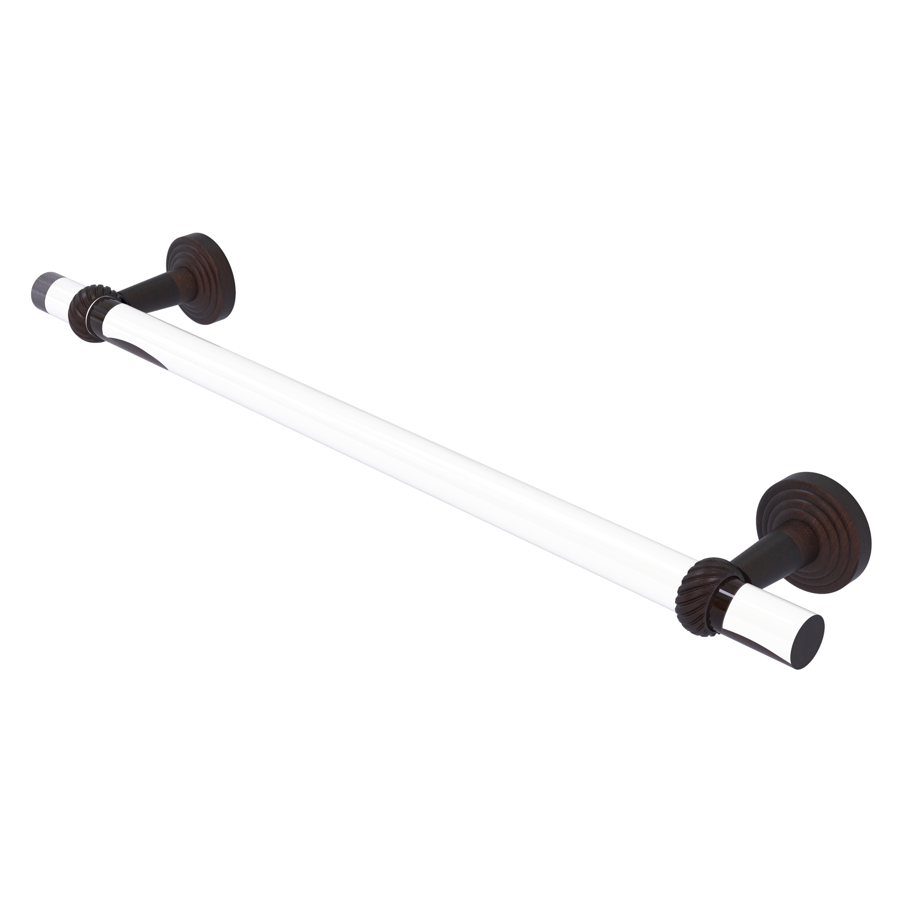 Allied Brass PB-41T-36-VB Pacific Beach 36-in Venetian Bronze Wall mount Single Towel Bar