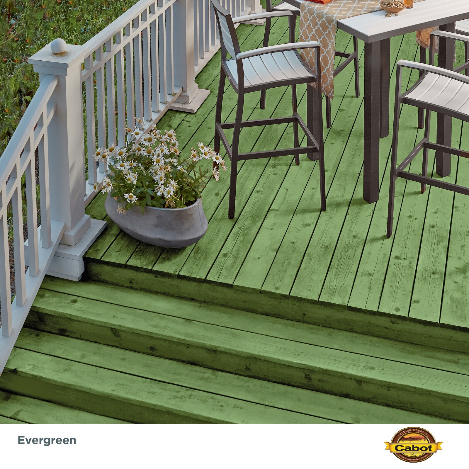 Cabot Evergreen Semi-transparent Exterior Wood Stain and Sealer (5