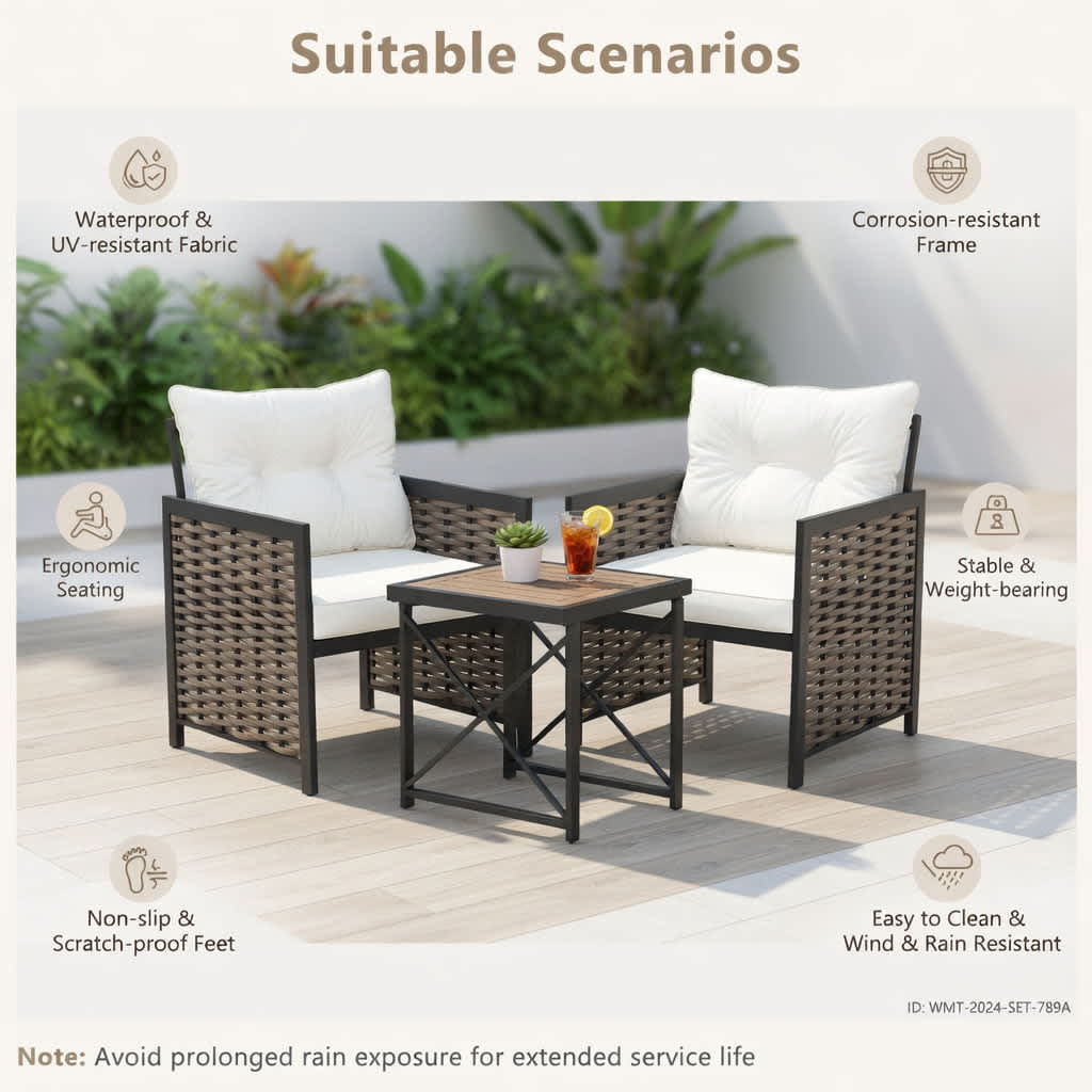 Choco Moon 5357740123625 Patio-Conversation-Sets - View #3