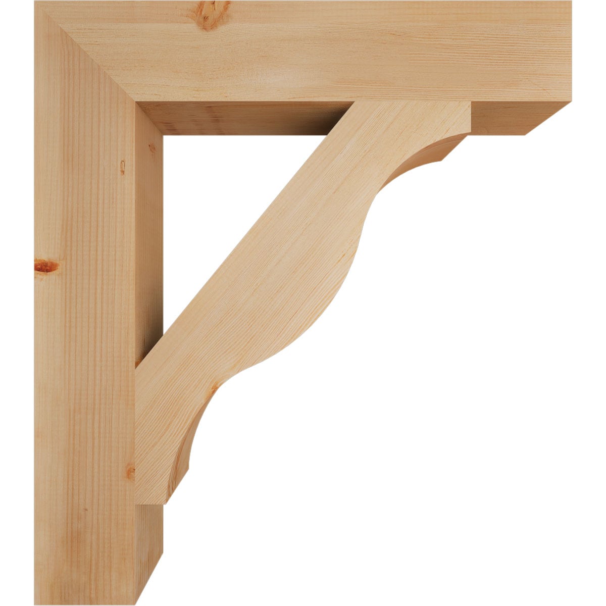 Ekena Millwork BKT06X32X36FST05SDF Exterior-Brackets-Braces - View #3