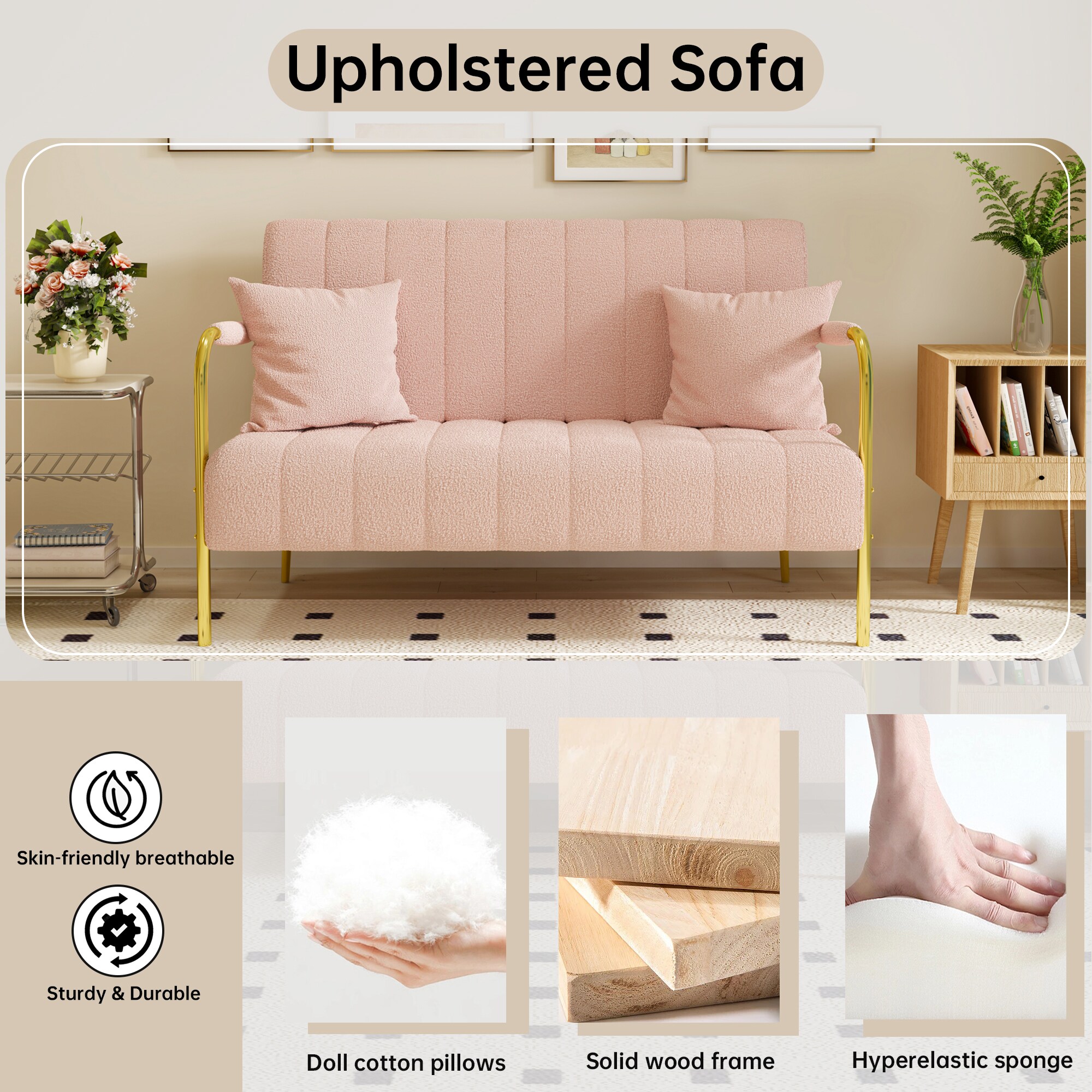 SINOFURN SYA370105GY Sofas-Loveseats - View #7