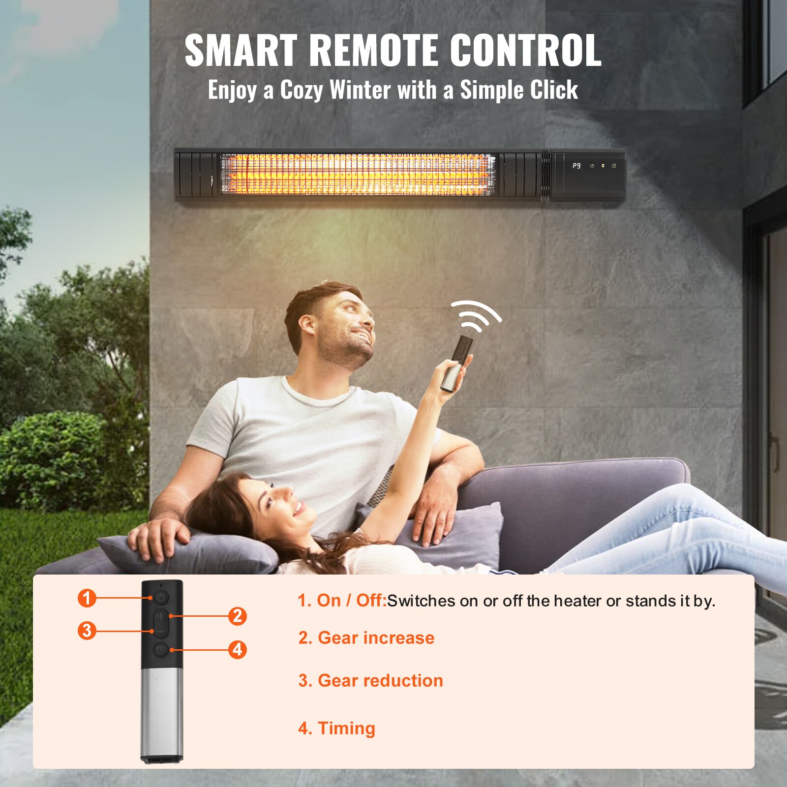 VEVOR HWXJRQTXBG831MQQNV1 Portable-Electric-Heat - View #10