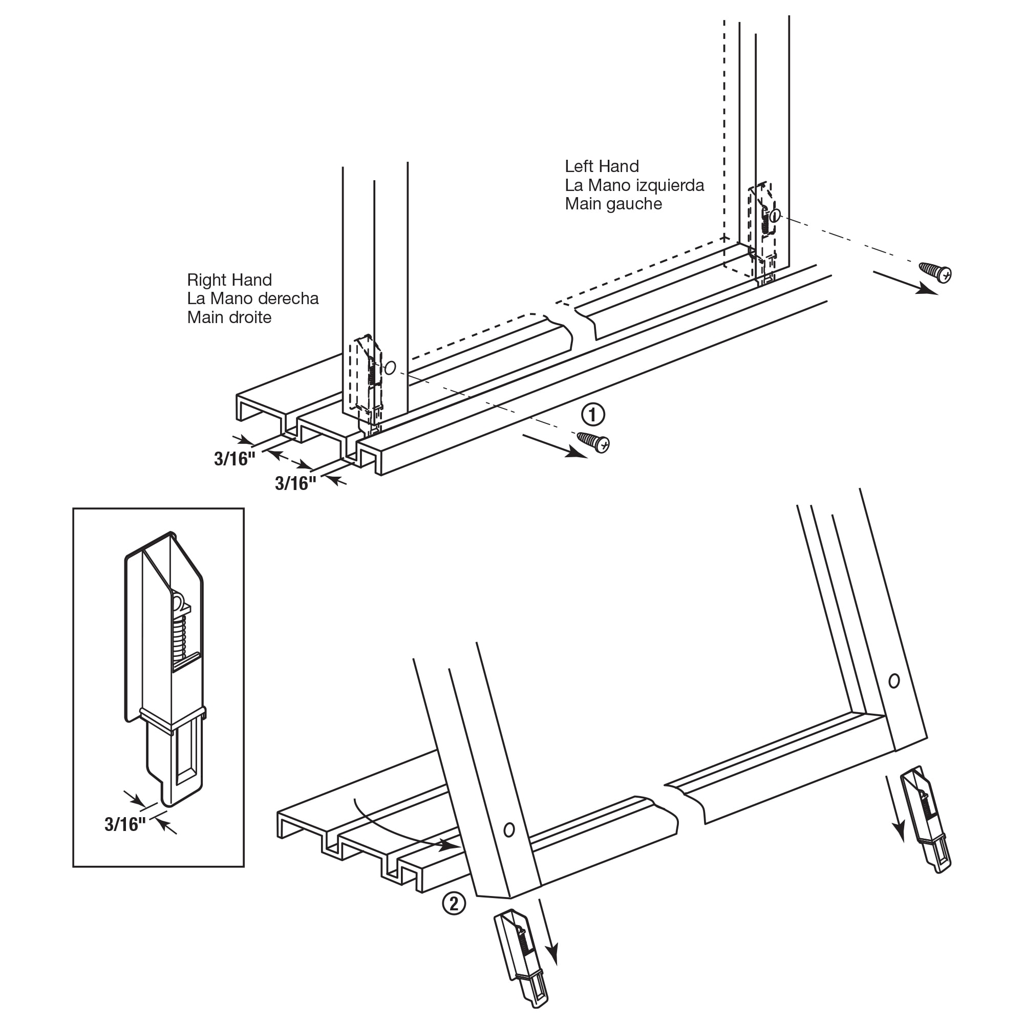 Prime-Line N 6559 Sliding-Closet-Door-Guides - View #8
