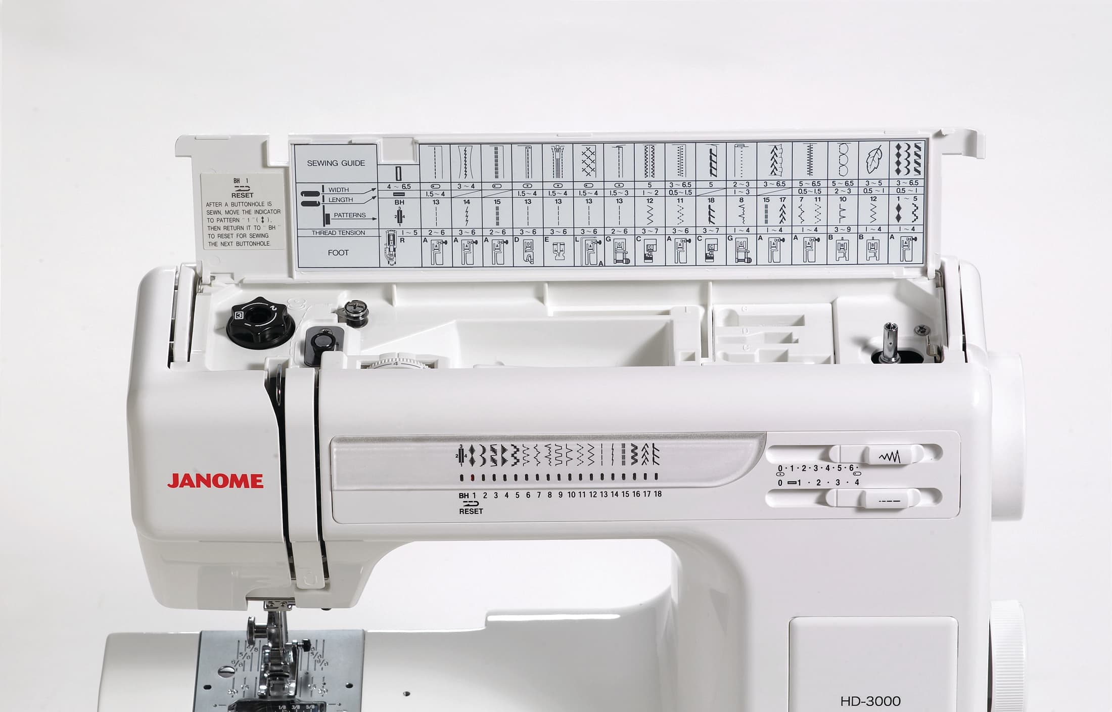Janome HD3000 Sewing-Machines-Accessories - View #2