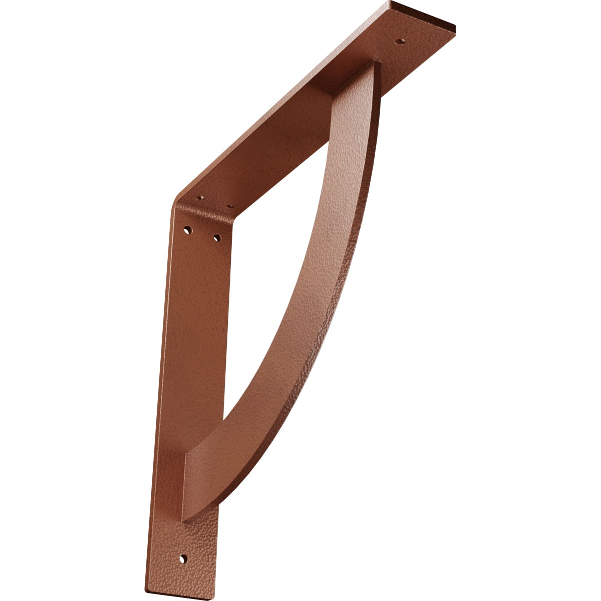 Ekena Millwork BKTM02X12X12BUHCO Bulwark 12-in x 2-in x 12-in Copper Steel Countertop support bracket