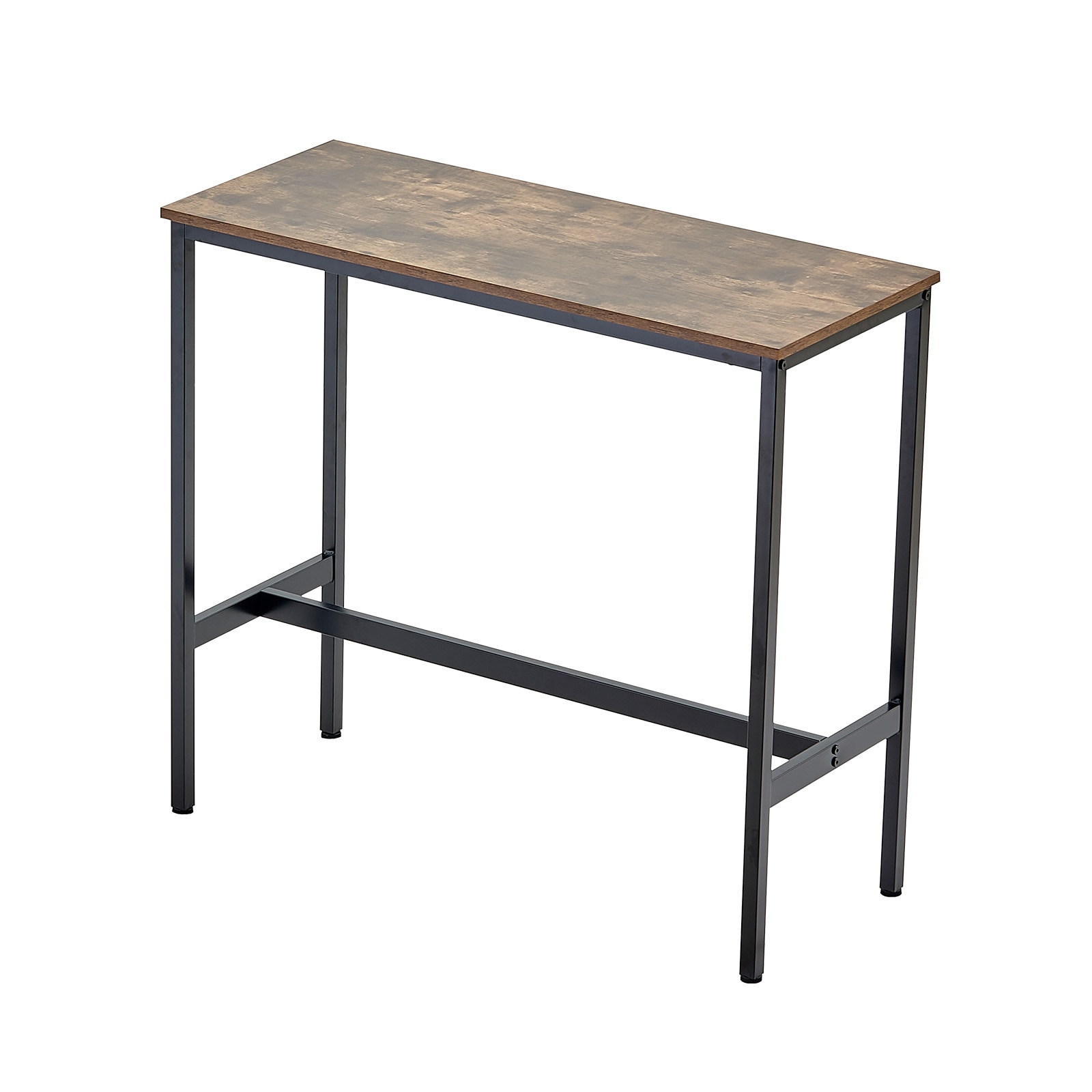 VEVOR - Bar Table Sturdy Metal Frame High Top Pub Table Narrow Long Kitchen Dining Cocktail Count...