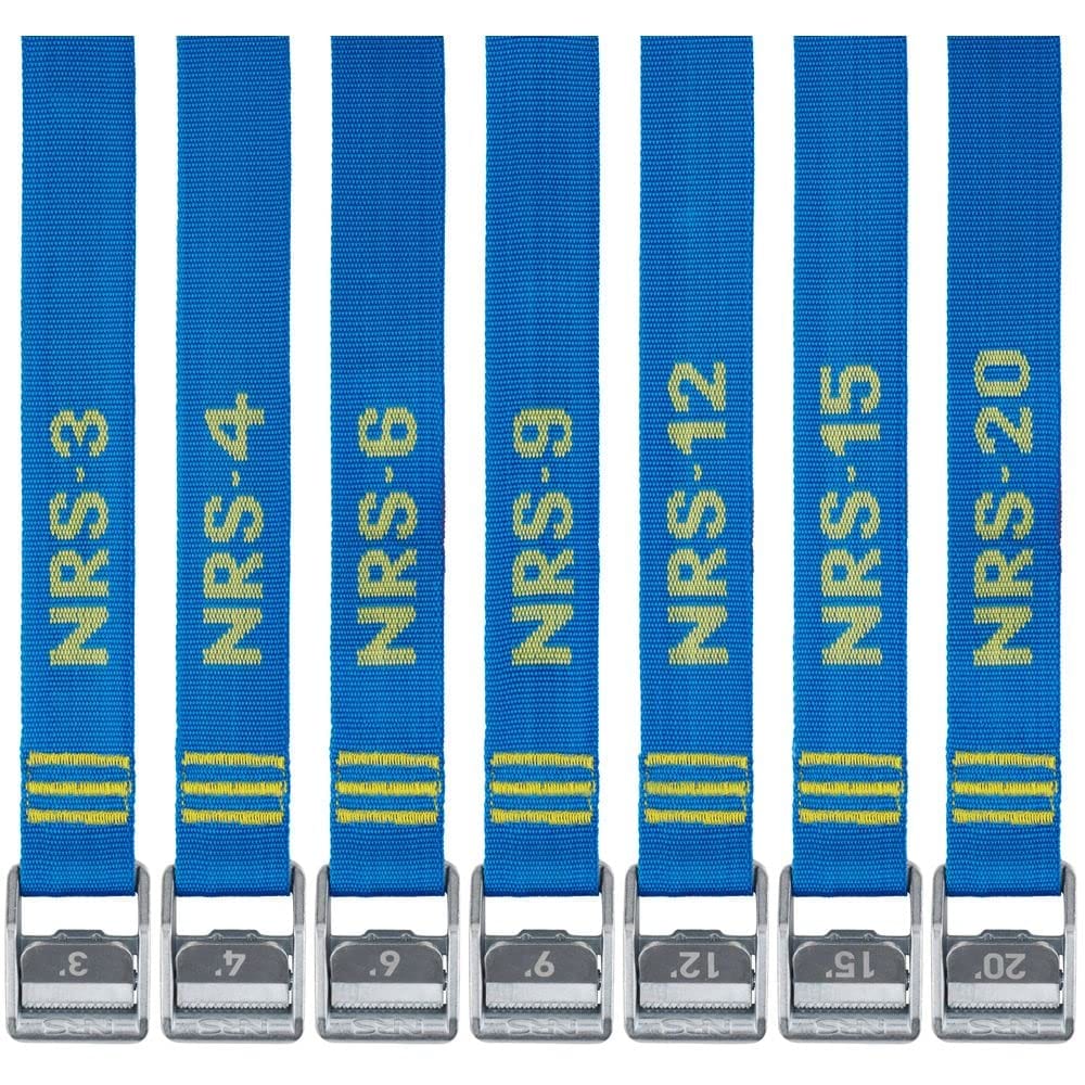 NRS 1.5 Heavy Duty Straps 9' Pair Iconic Blue #6003001103-092F-F584