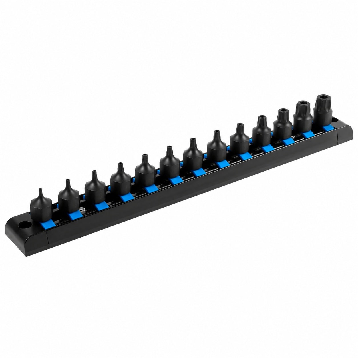Aoibox  13 Piece 3 8 in Drive Torx and Hex Bit Socket Set Sizes TT10 TT70 S2 Steel with Storage Box