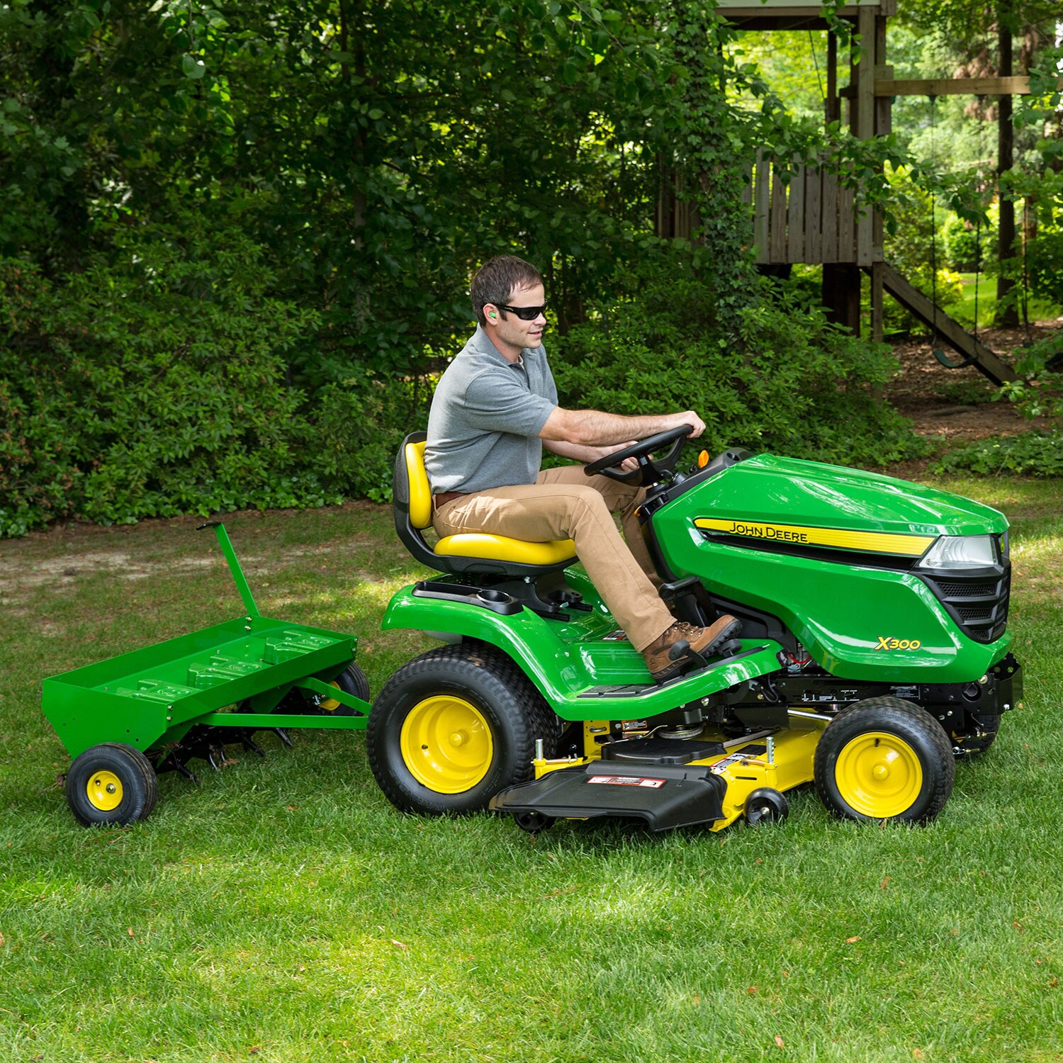 John Deere 48-in Plug Lawn Aerator PA-480JD at Lowes.com