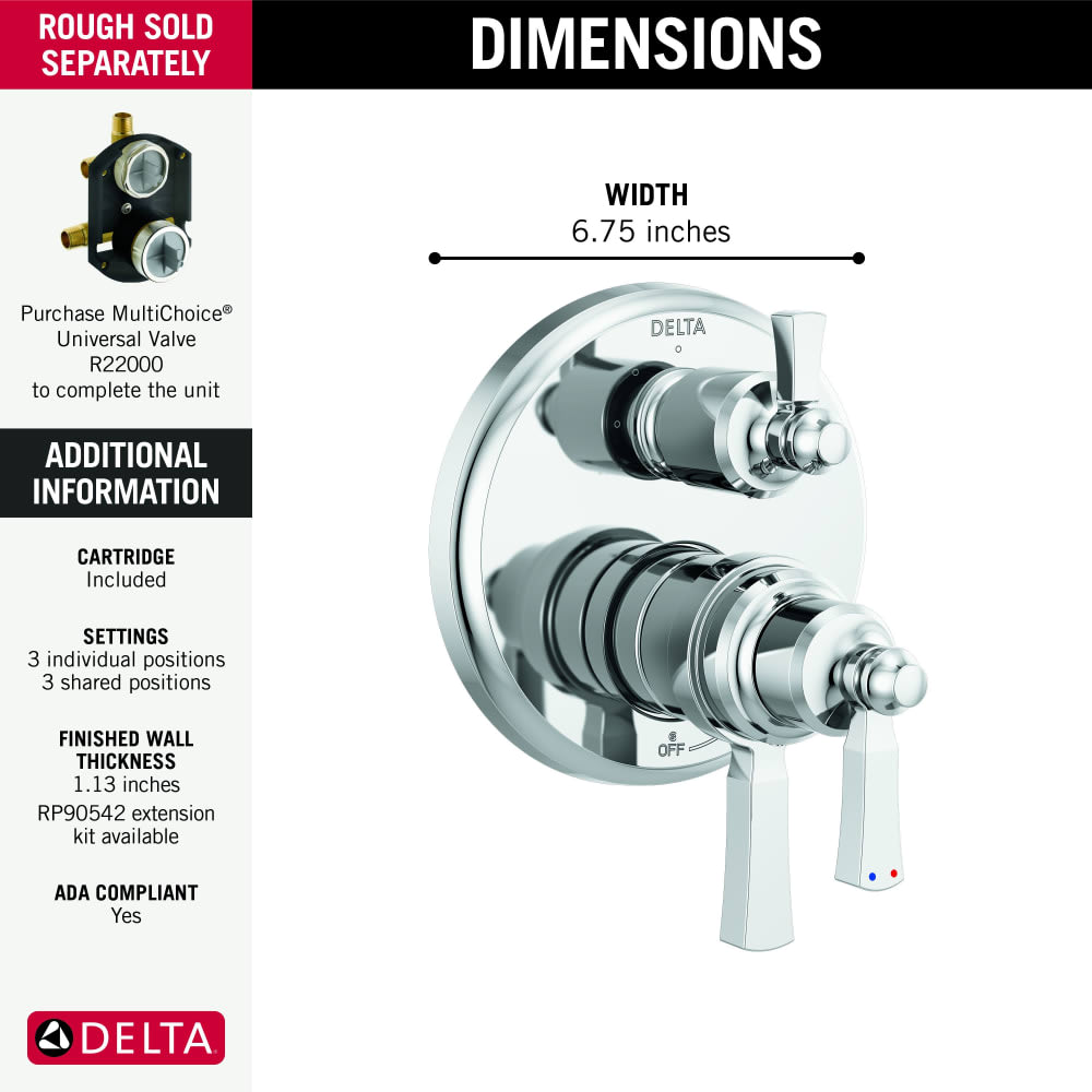 Delta T27T956 Tub-Shower-Faucets - View #2