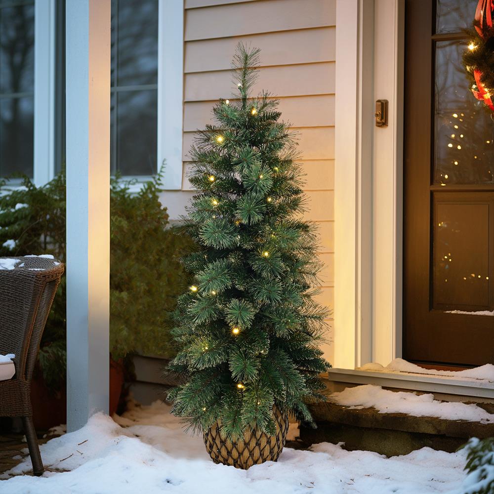 LuxenHome WHAP2457 Artificial-Christmas-Trees - View #7