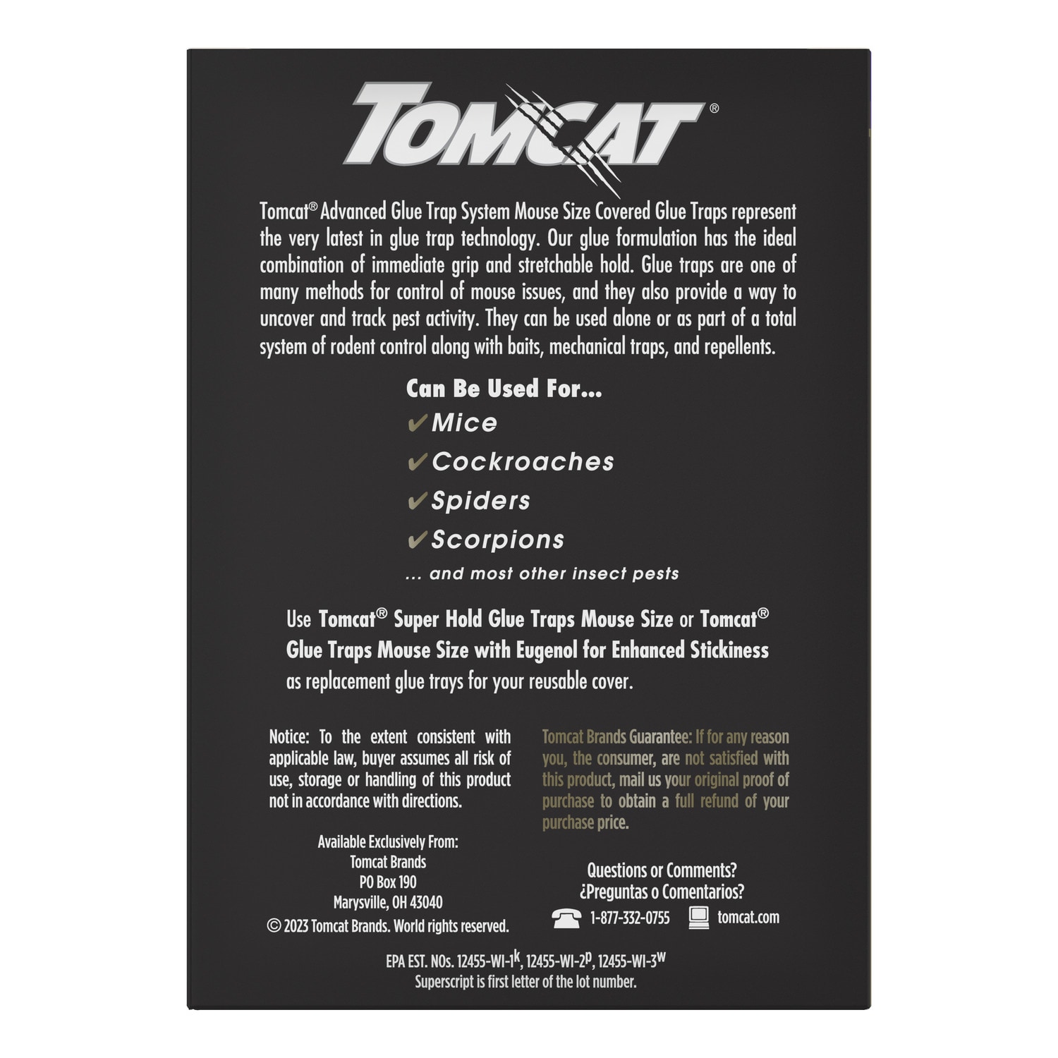 Tomcat® Super Hold Glue Traps Rat Size