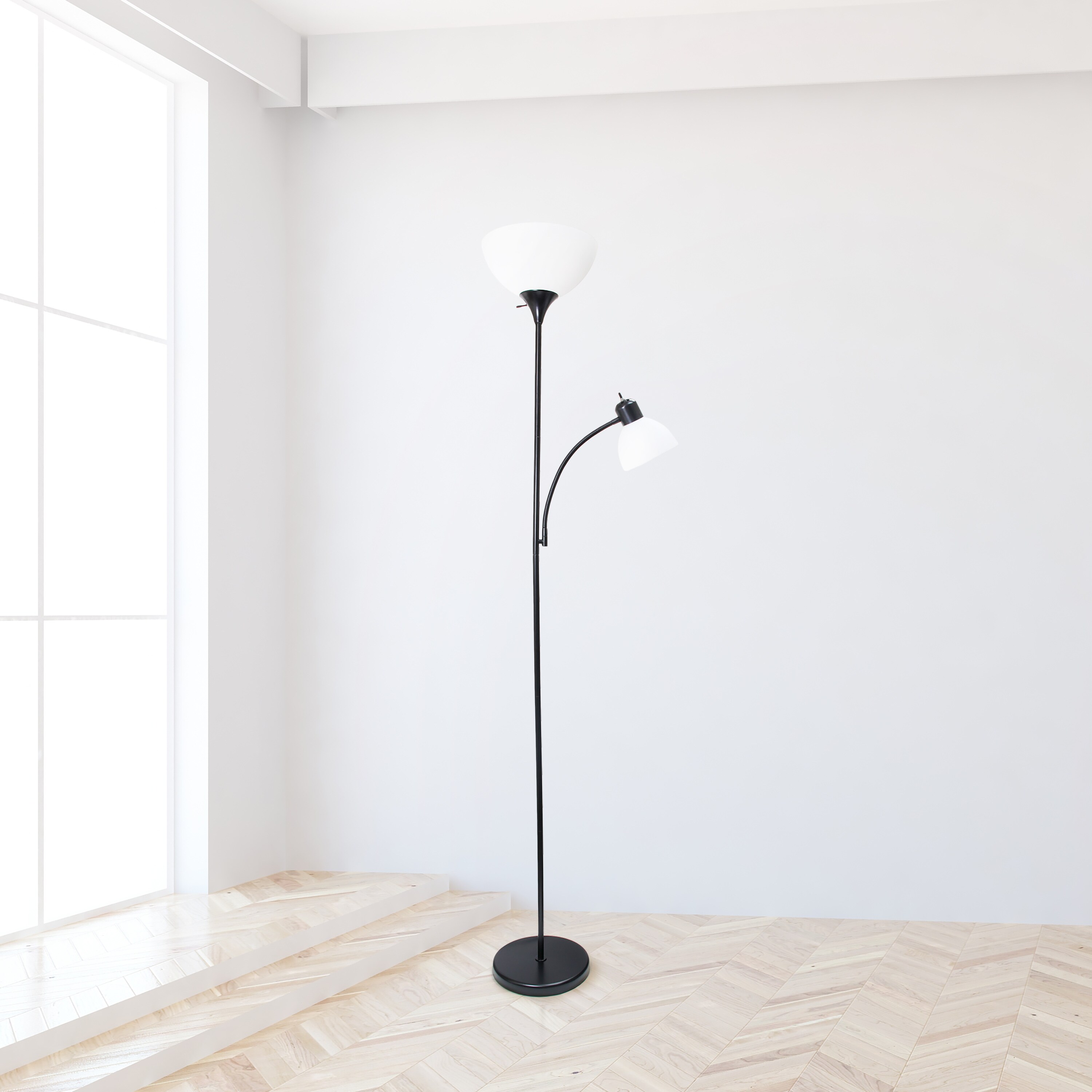 Simple Designs LF2000-BLK-2PK floorlamps - View #4