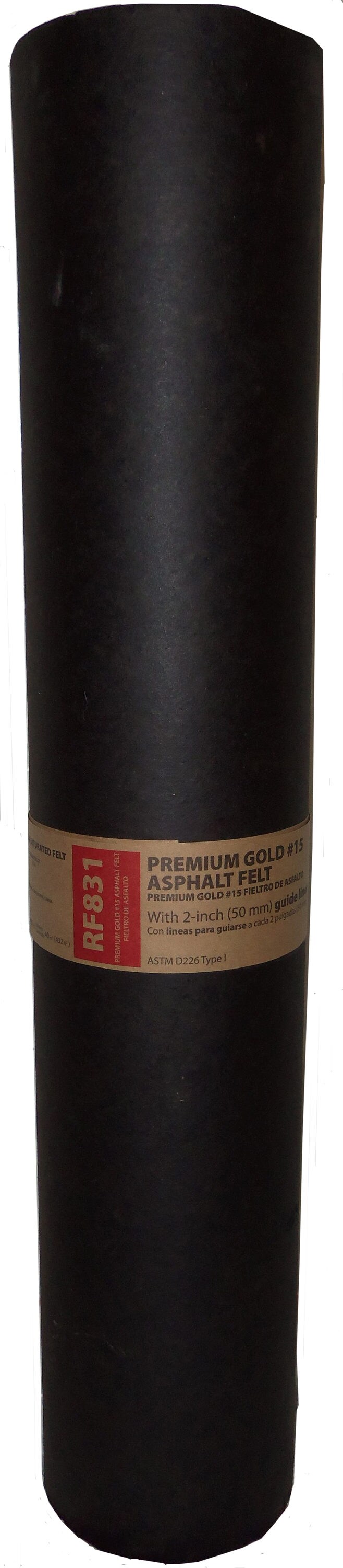 American Saturated Felt 15D226 36-in x 144-ft 432-sq ft Tar paper Roof Underlayment
