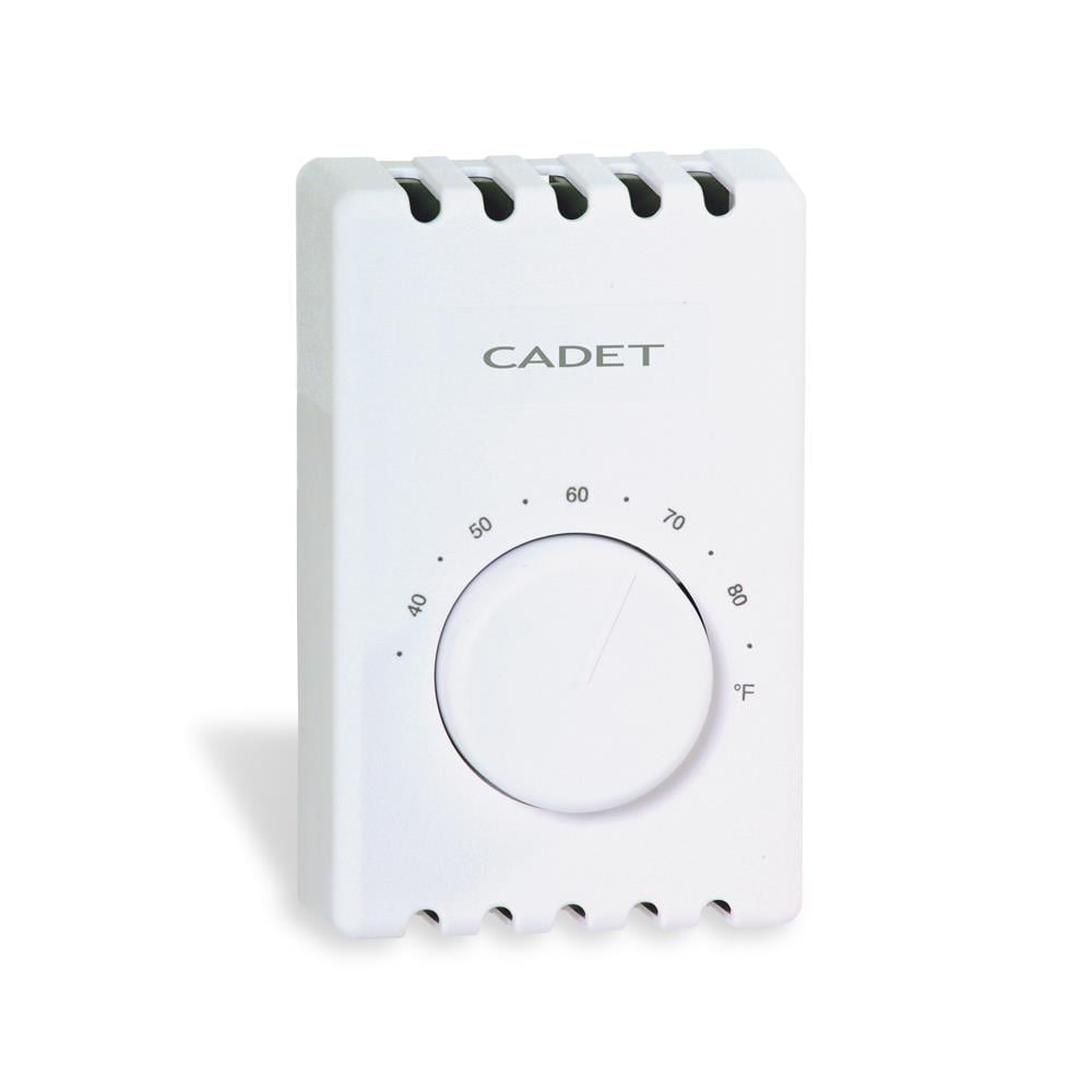 Cadet T410B T410 Mechanical Non-Programmable Thermostat Use with Electric Baseboard 120v-240v