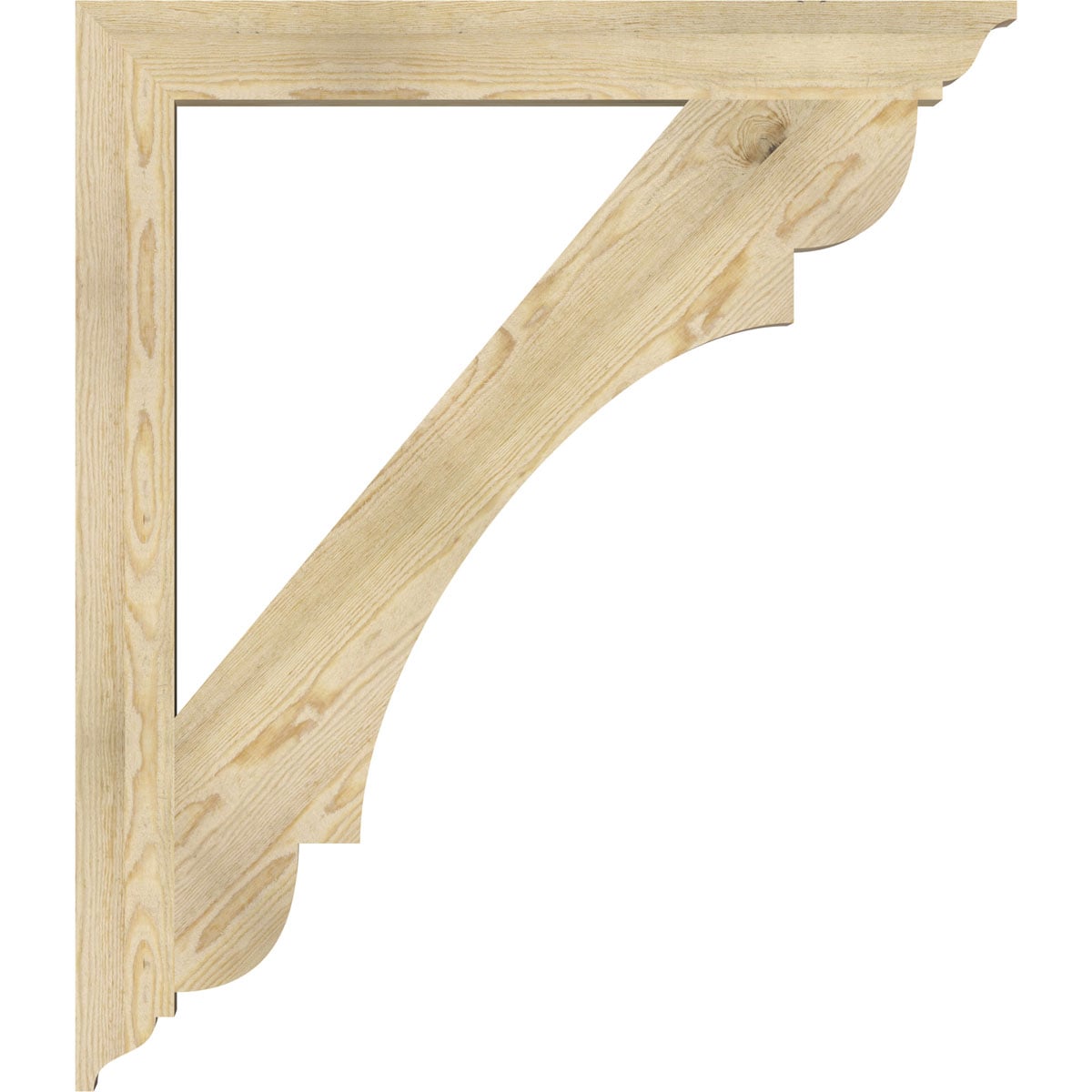 Ekena Millwork BKT04X38X44OLY01RDF Exterior-Brackets-Braces - View #3