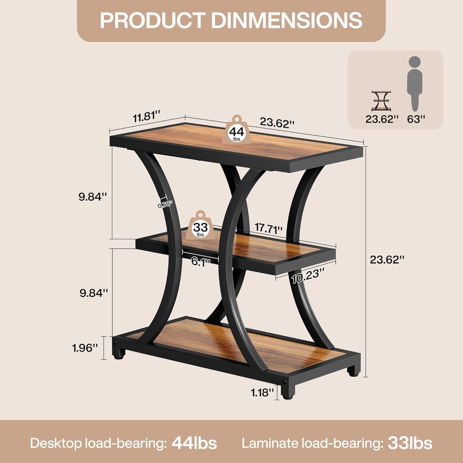 Tribesigns LWOYJL-F2308 End-Tables - View #4