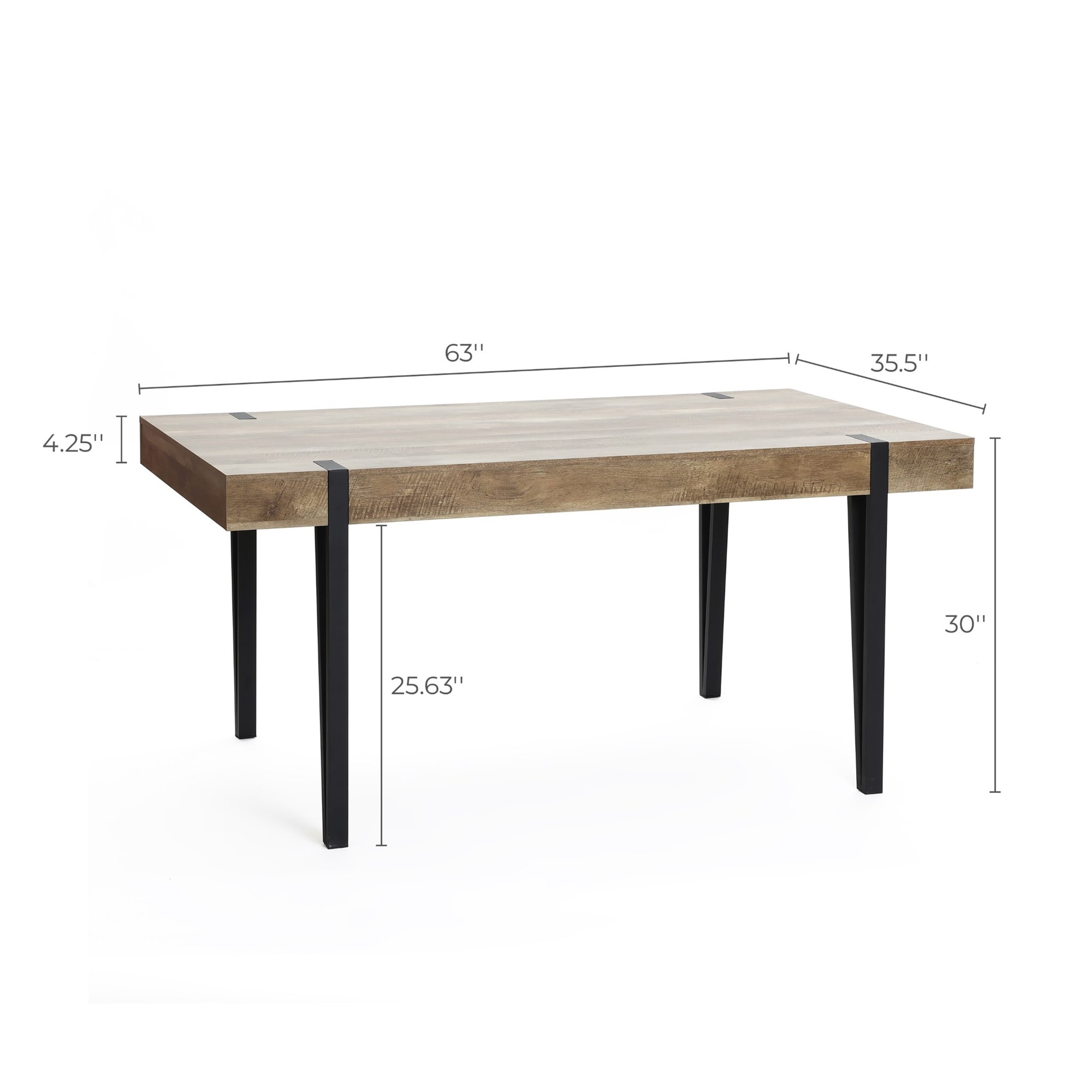 LuxenHome WHIF1634 Dining-Tables - View #2