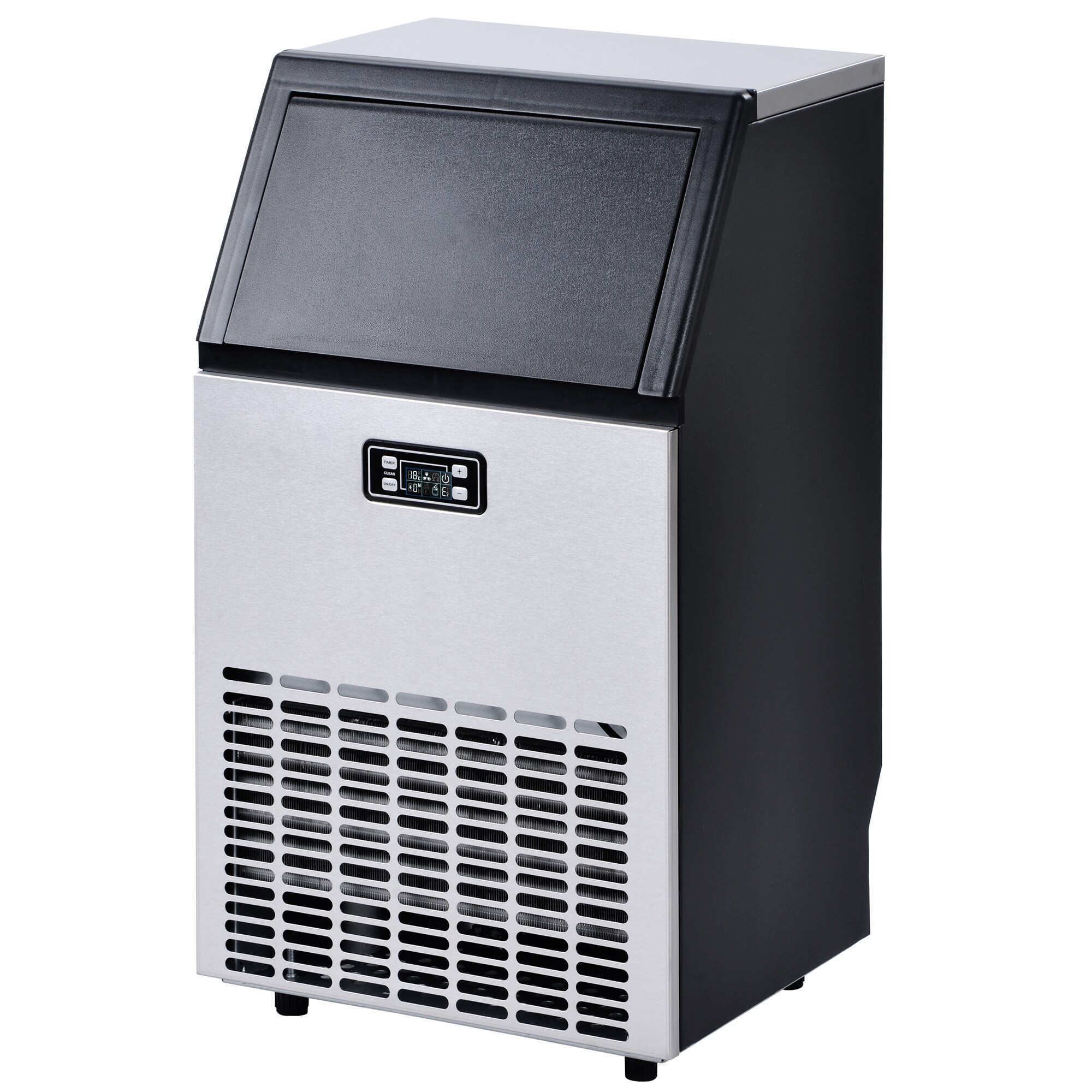 CASAINC 11.2-in Drop-down Door Cubed (Silver) in the Commercial Ice Makers  department at