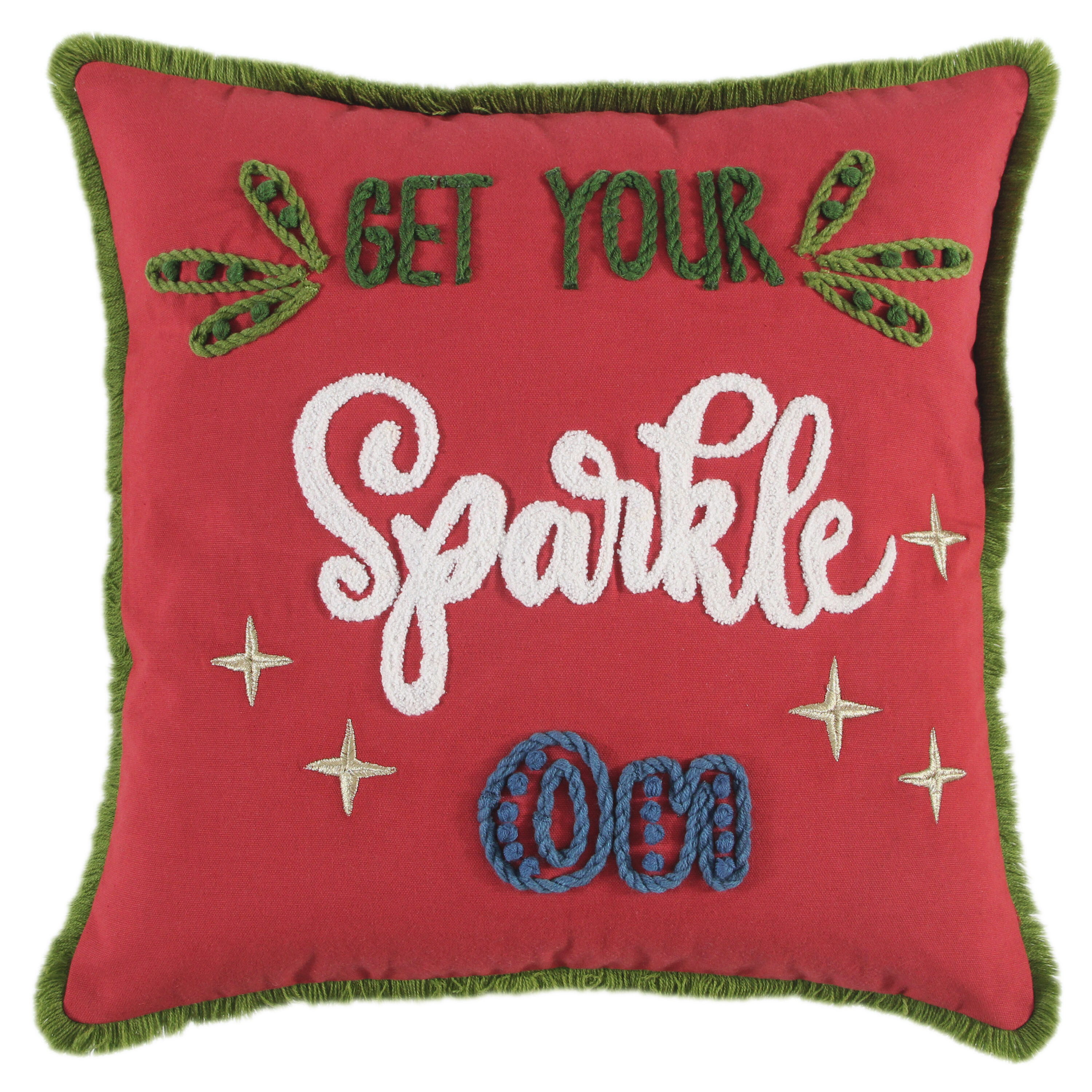 Red Throw Pillow, 18, Sold by at Home