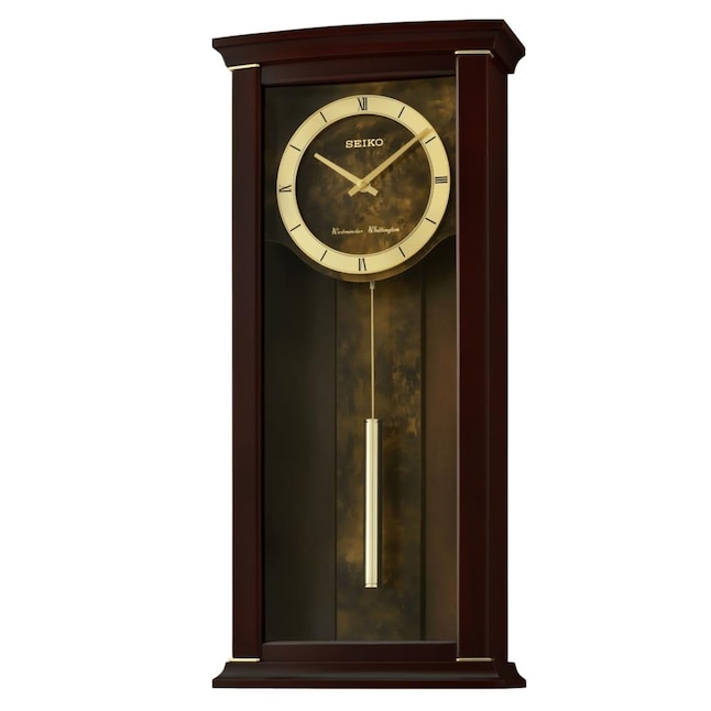 Seiko Analog Rectangle Wall Modern Clock in the Clocks department at  