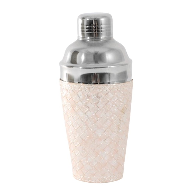 Sol Living Pink Leather Drink Shaker in the Barware & Accessories  department at Lowes.com