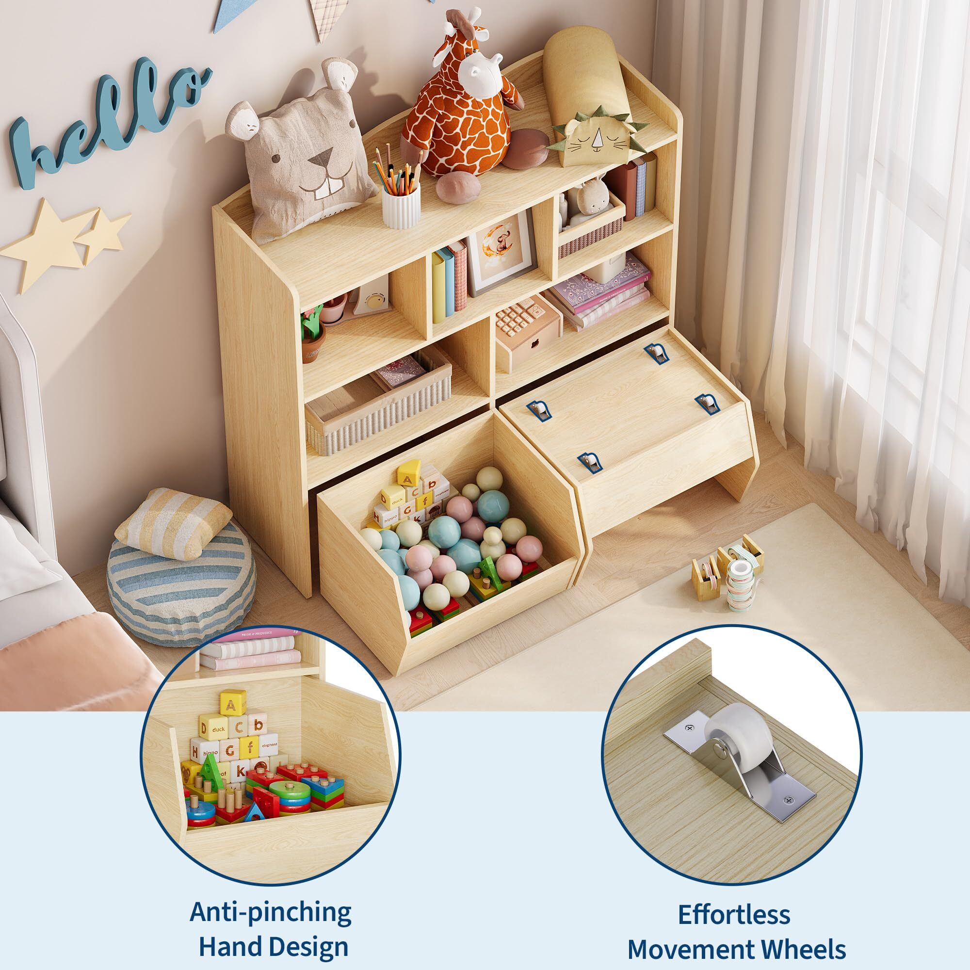 GarveeLife PHK-35GXBY05 bookcases - View #4