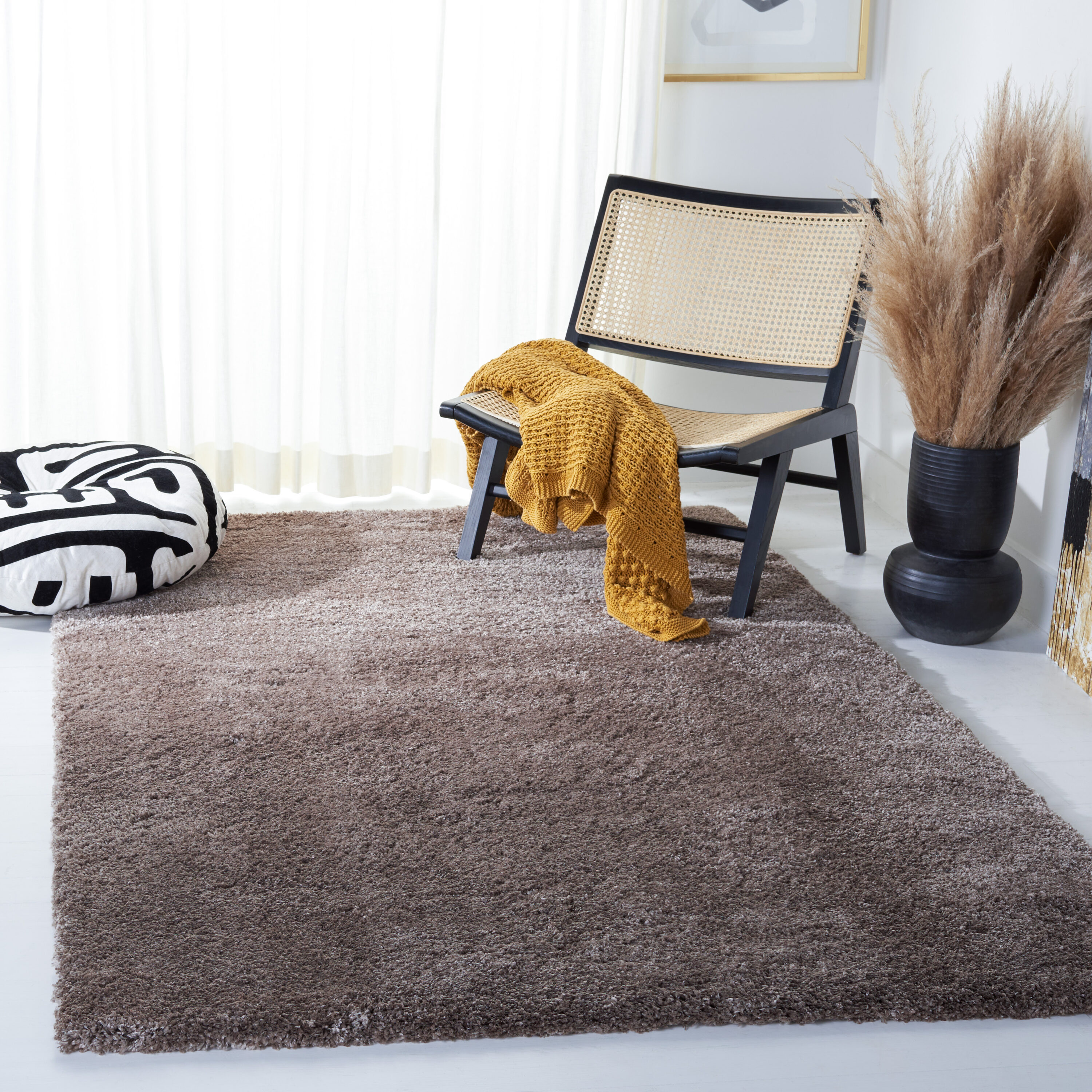 Safavieh CSG785D-5 Colorado Shag 785D Mushroom 5ft-1in x 7ft-6in