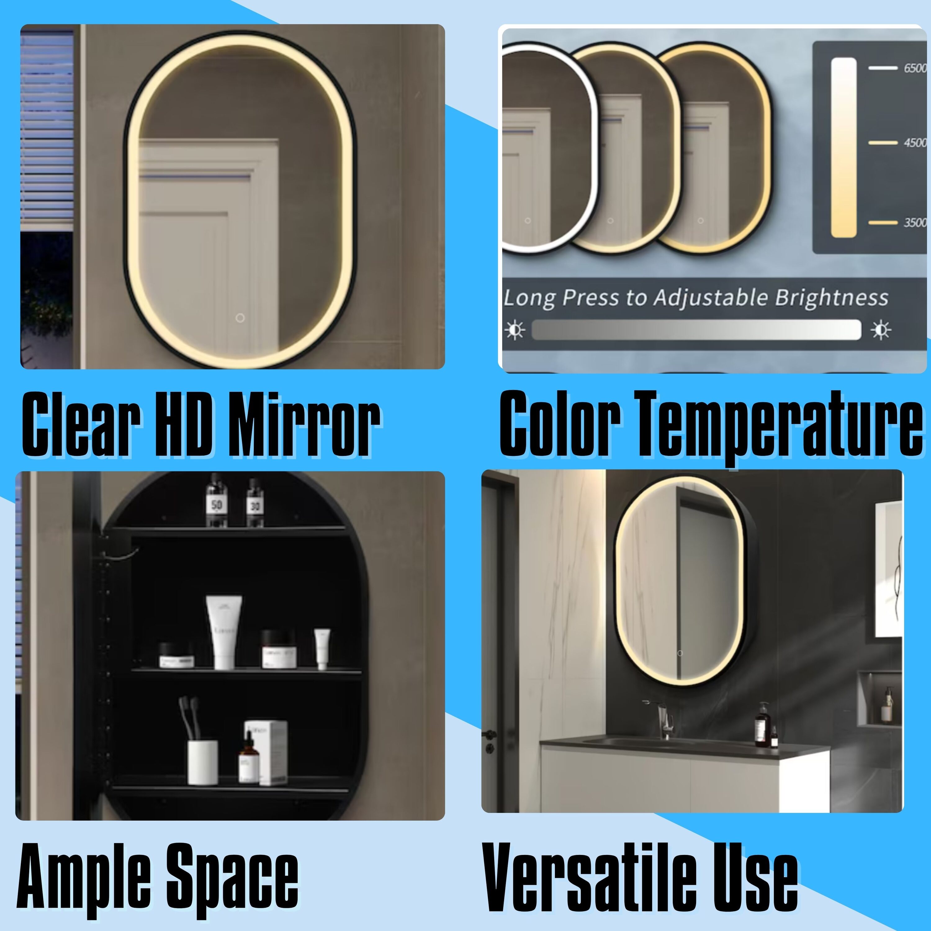 ToolCat BZ-2-144-JYG Bathroom-Medicine-Cabinets - View #2