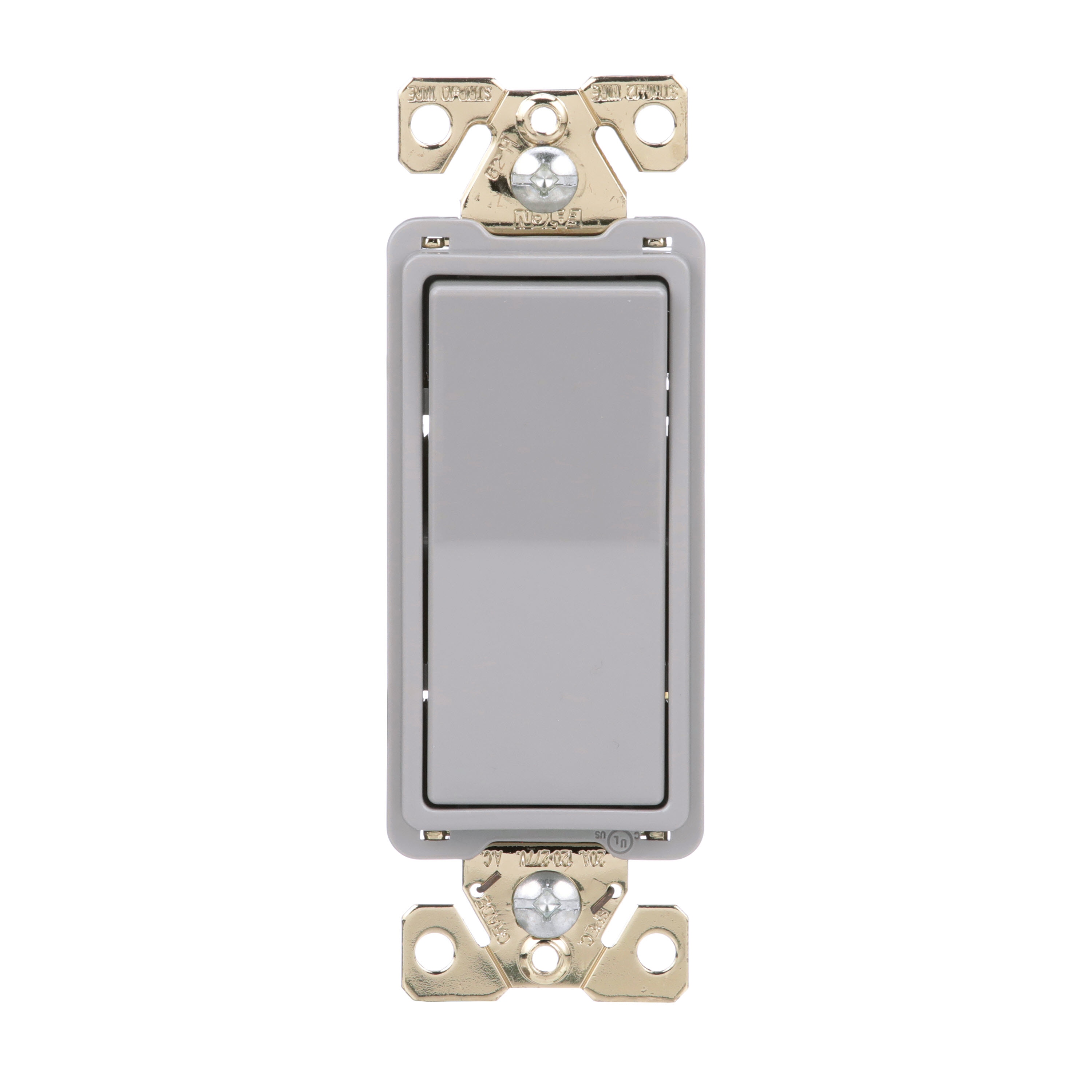 Eaton 7623GY-BX-LW 20-amp 3-way Rocker Light Switch , Gray